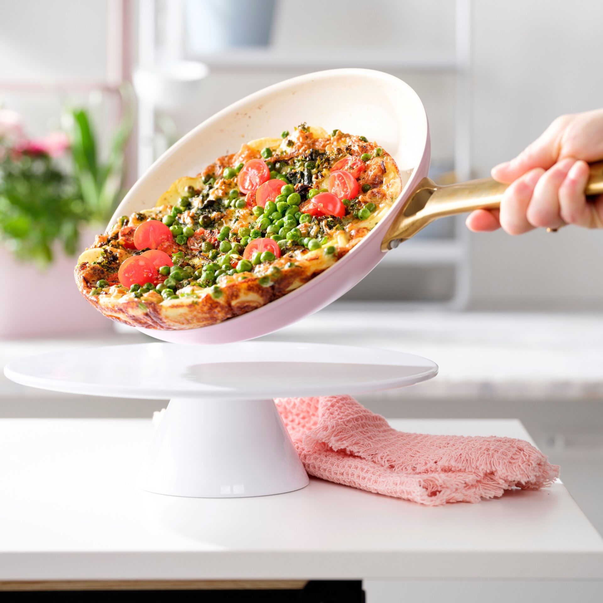 Essen, Präsentation des Essens, Kochpfanne, Kochgeschirr