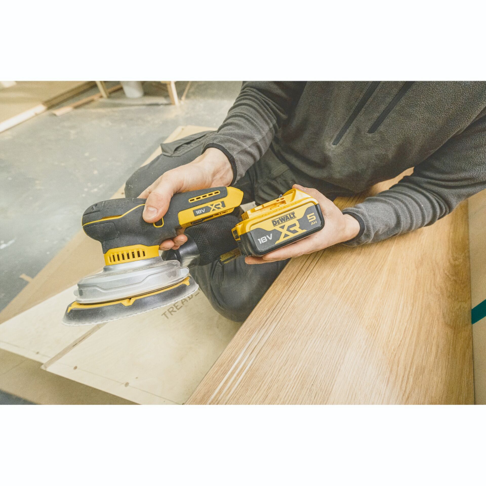 Akku-Schleifer, Schleifgerät, 18V, DeWalt, Kompinierter Werkzeug