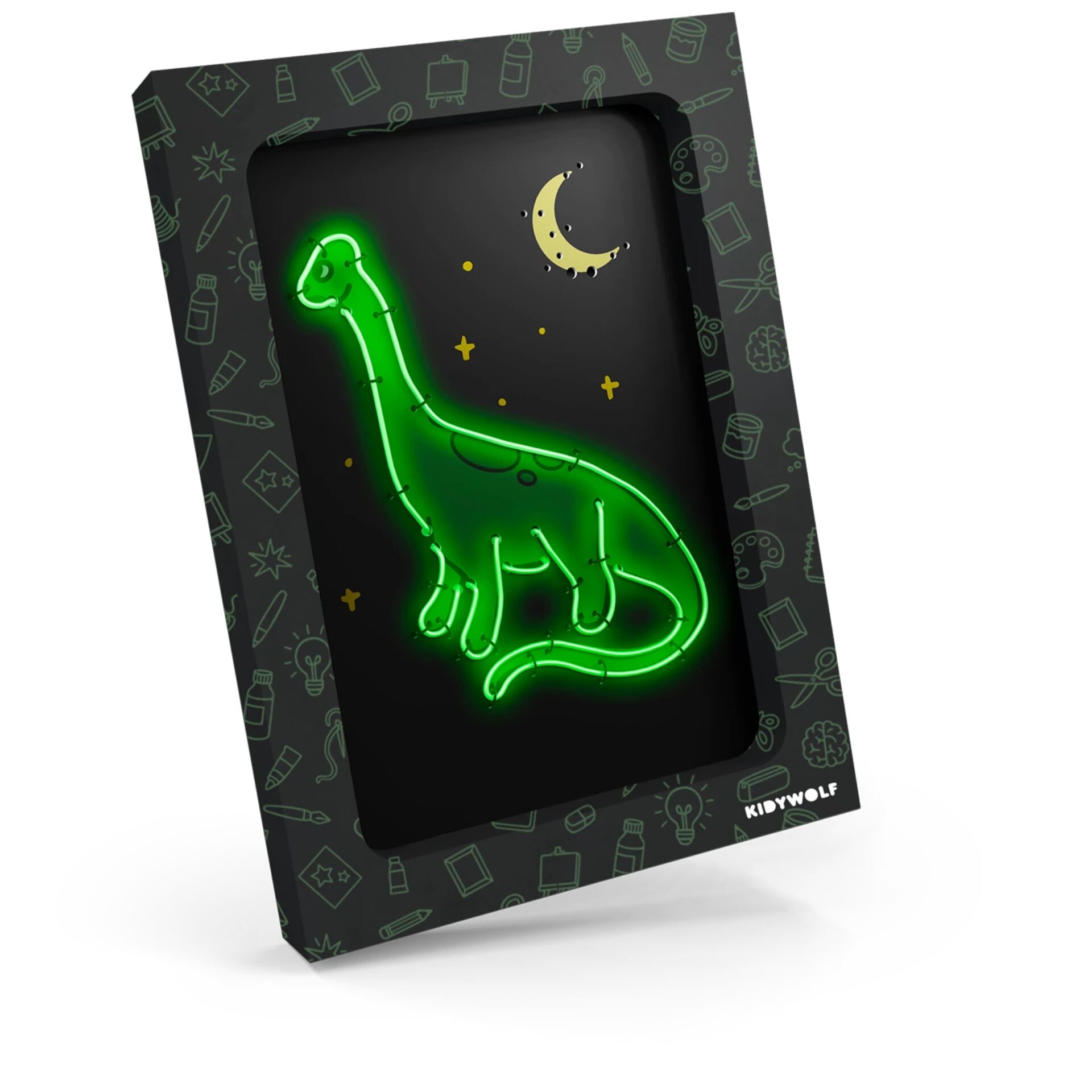Neon-Dinosaurier, Dino-Lichter, Nachtbeleuchtung, LED-Dinosaurier, Kiddywolf