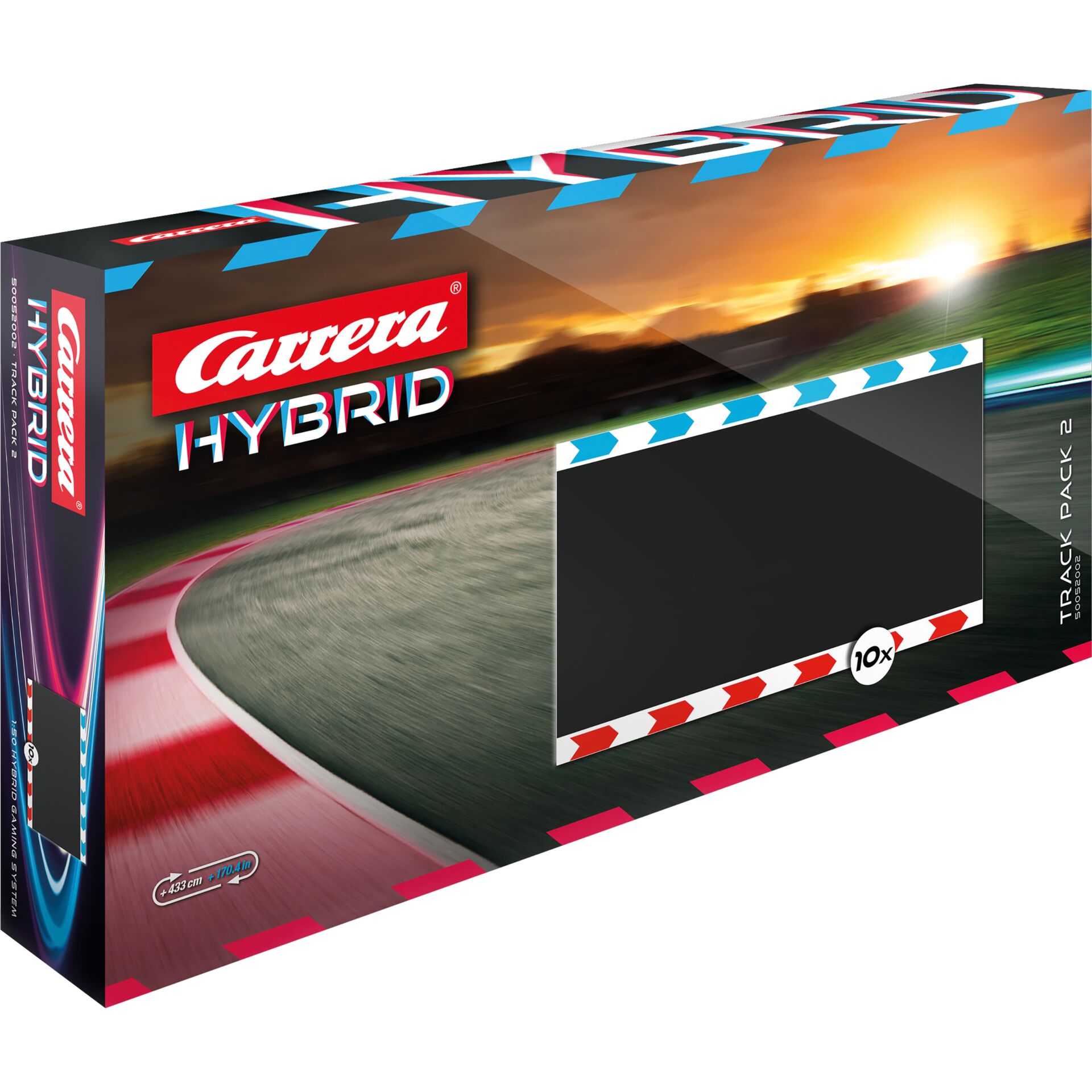 Hybride, Rennbahn, Kartonbox, Spielbox, Trockenweg