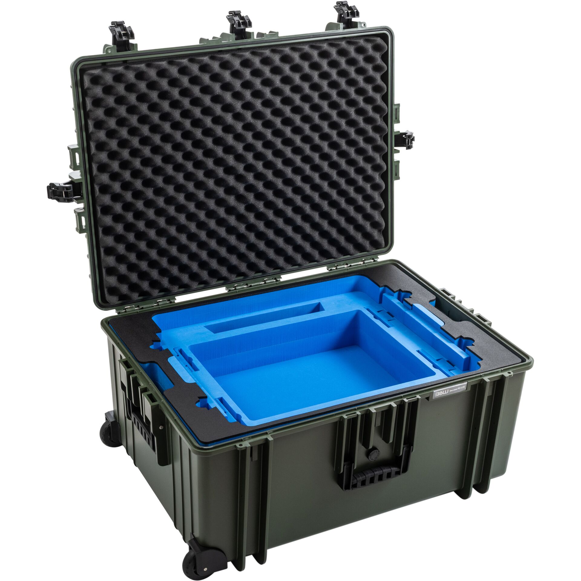 B&W satcom.case PP.1570  für Starlink3 bronze-grün