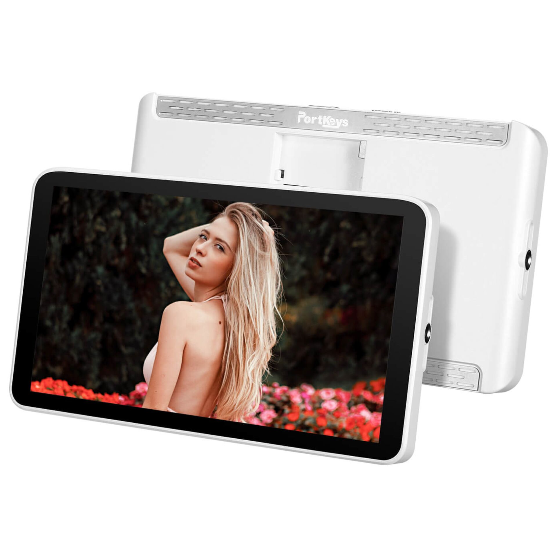 Portkeys LH7P 7 Zoll weiß  Touchscreen Monitor