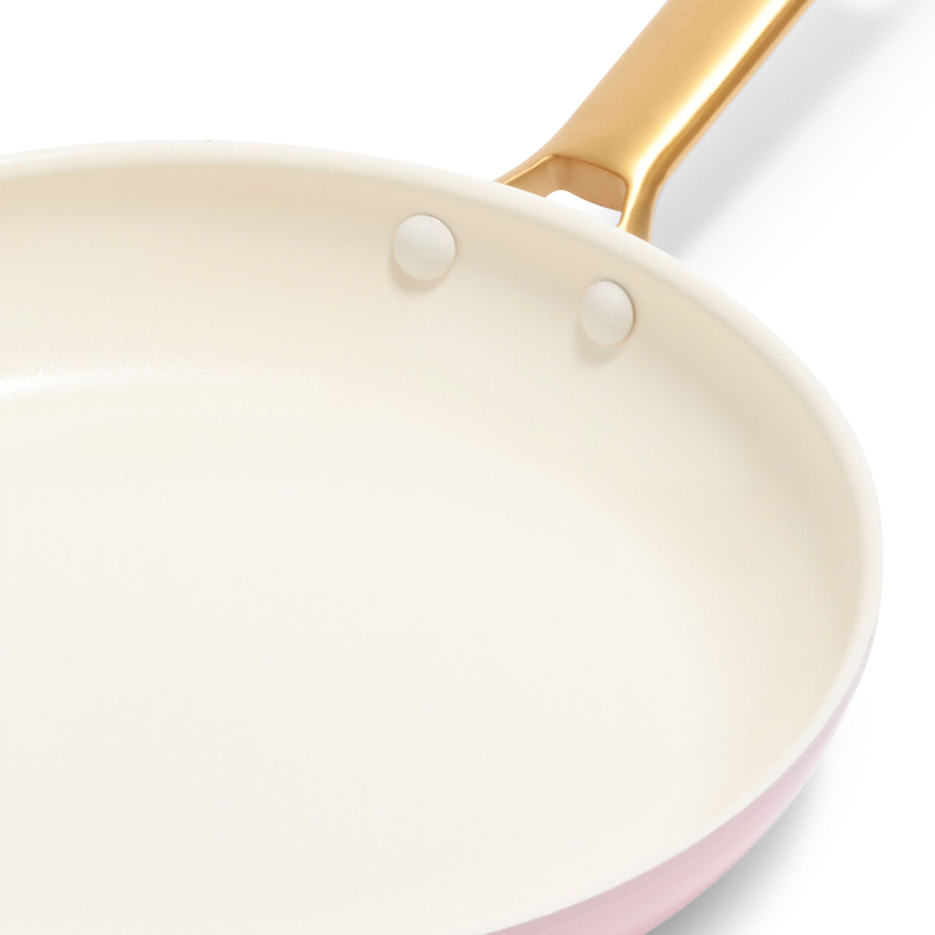 Pfanne, Goldener Griff, Rosa Pfanne, Antihaft, Induktionsgeeignet