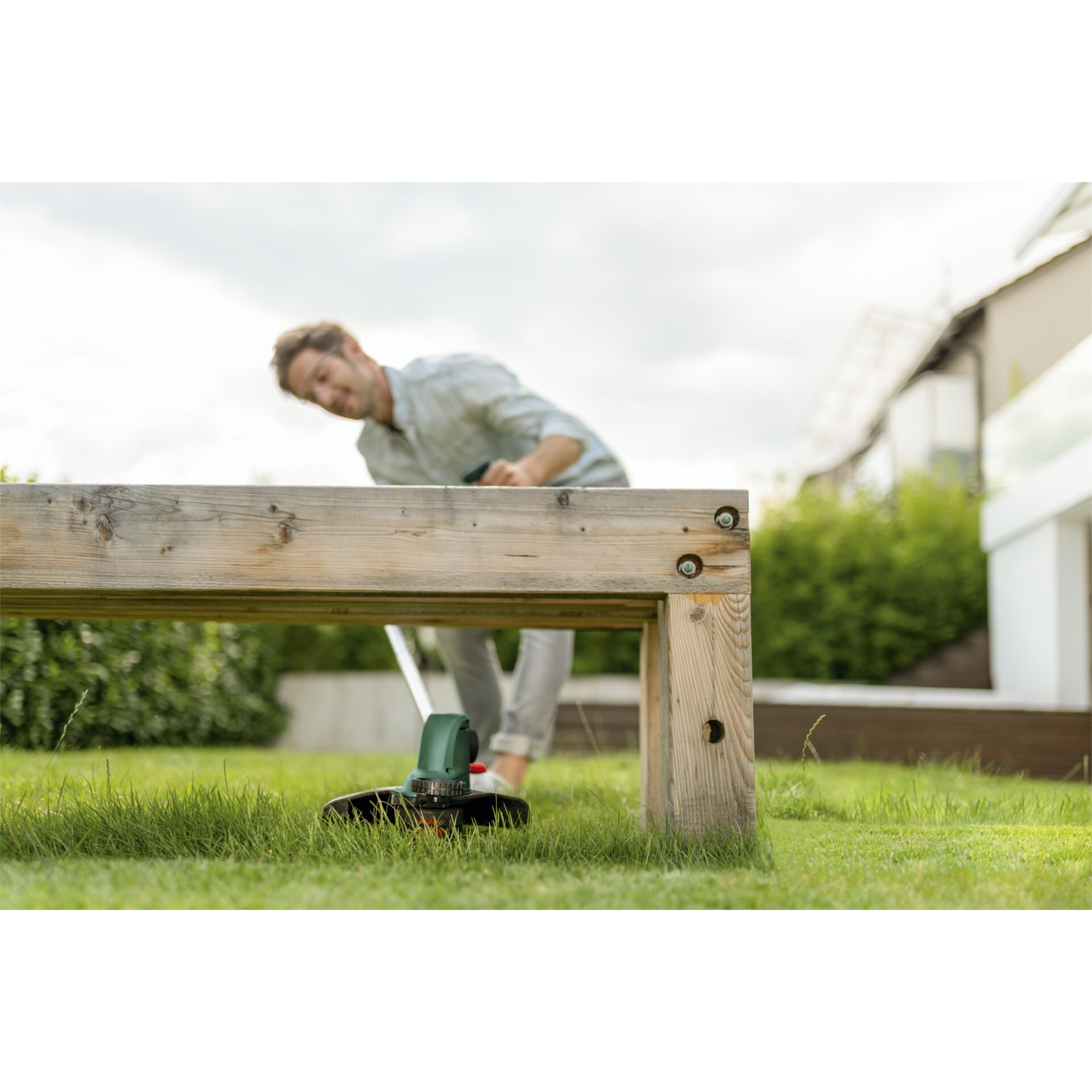 Gras, Pflanze, Rasen, Person, Hinterhof