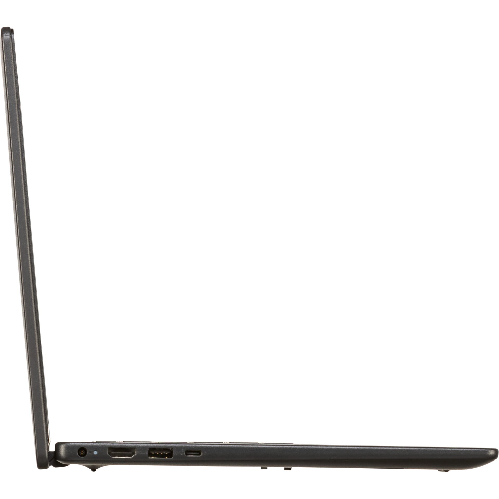 Laptop, Schwarz, Seitliche Anschlüsse, HDMI-Anschluss, USB-Anschluss