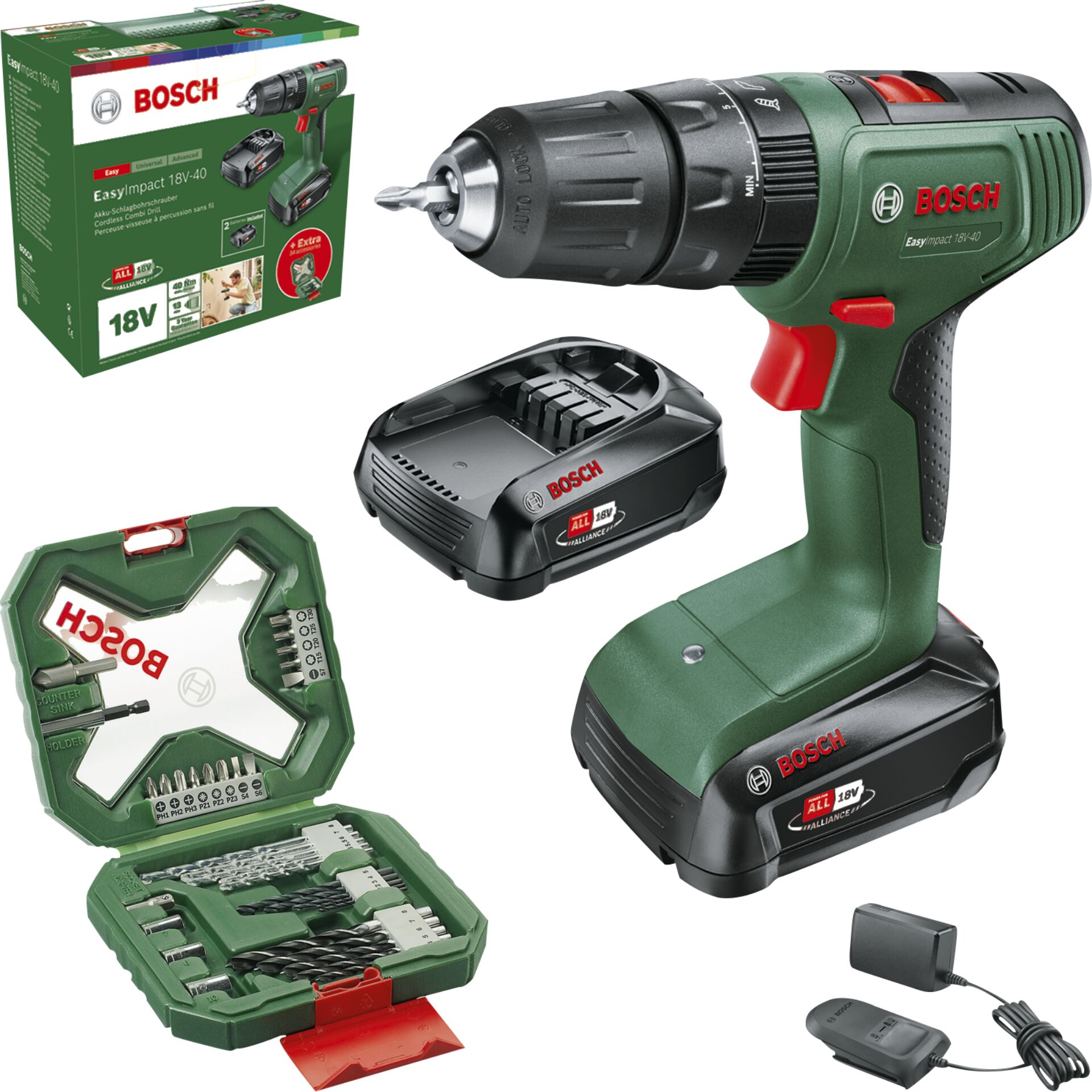 Bosch EasyImpact 18V-40  Akku-Schlagbohrmaschine