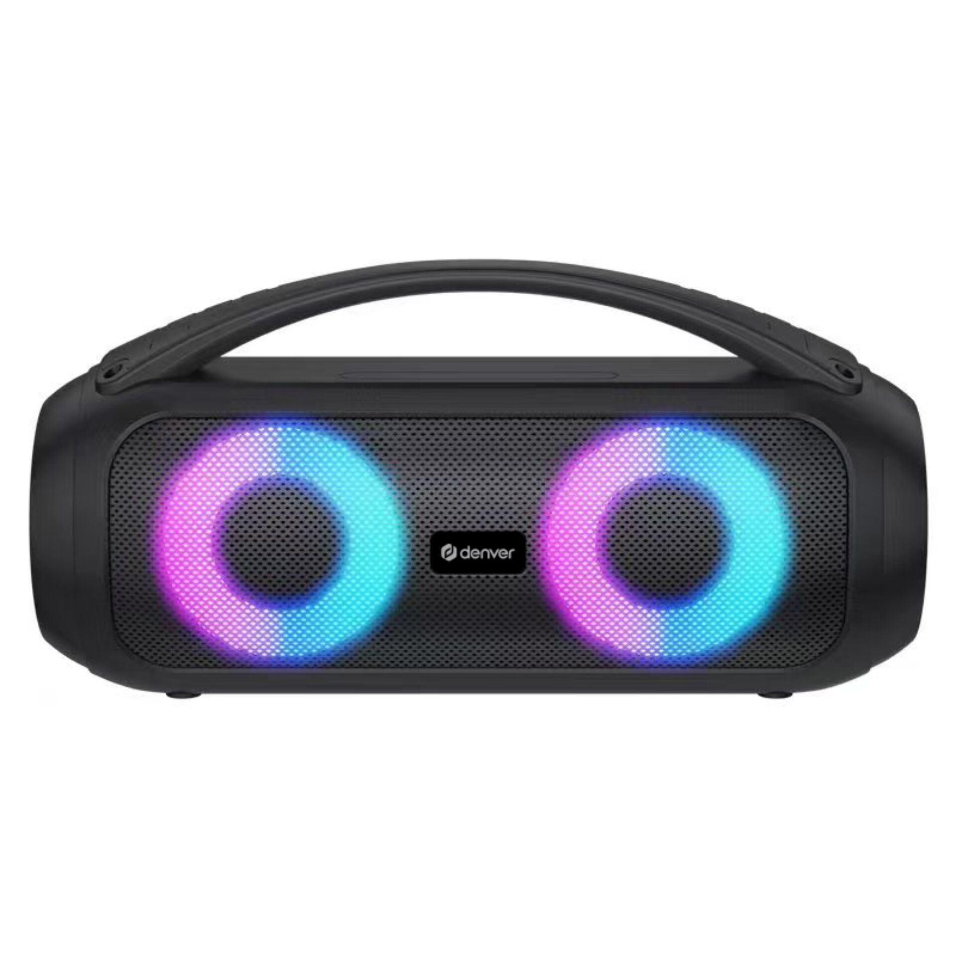Bluetoothlautsprecher, LED-Lichter, Tragbar, Li-Ion Akku, Größe mittel