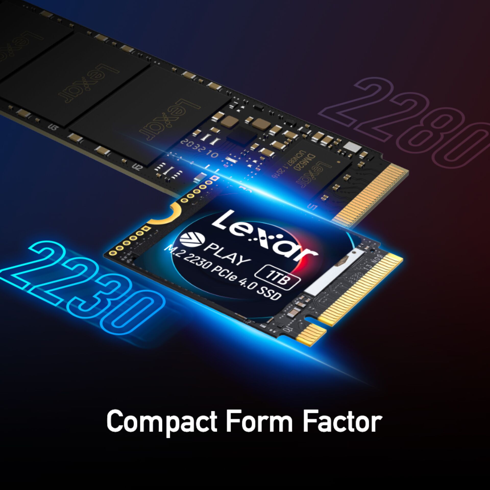 SSDs, M.2 SSD, 1TB, PCIe 4.0, Kompakte Bauform