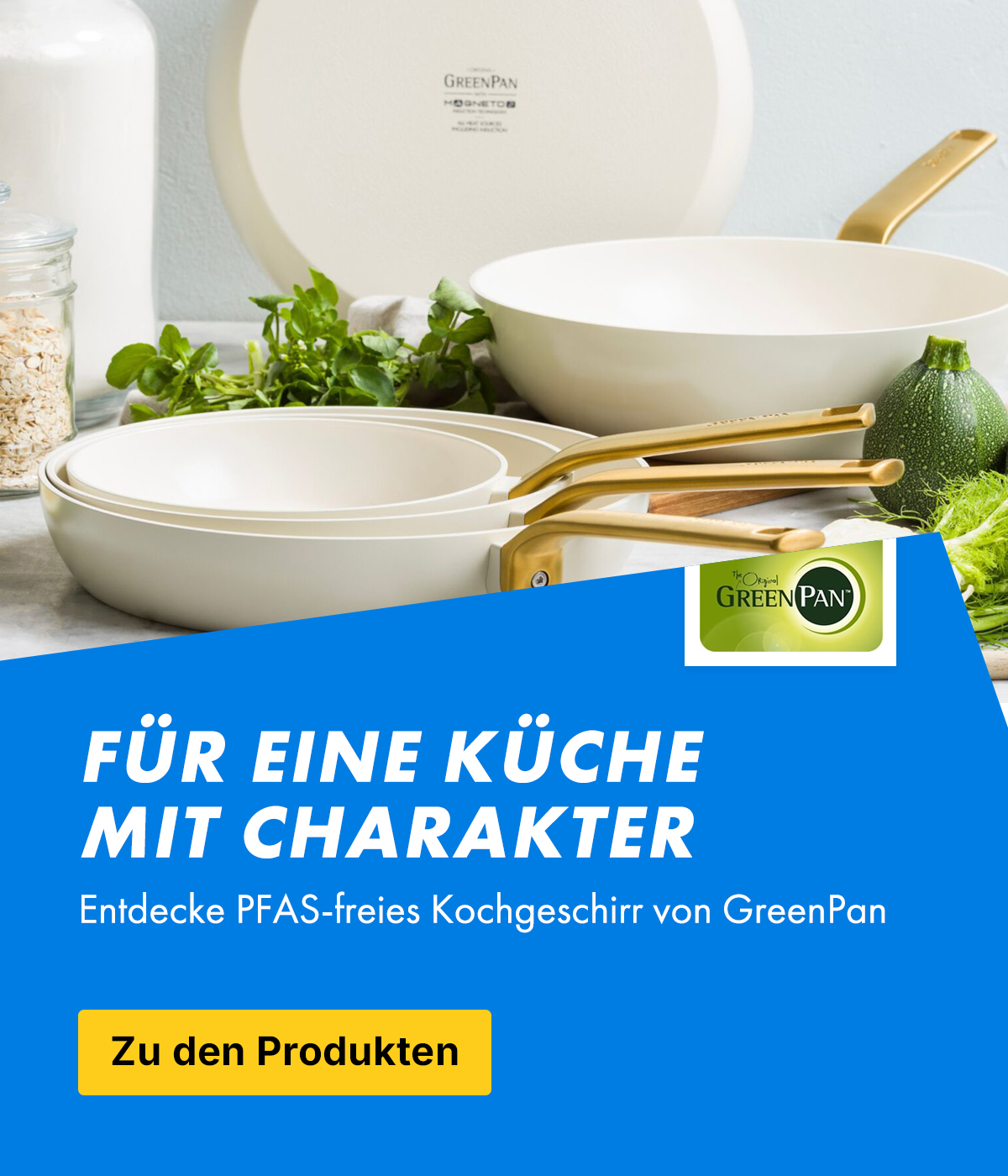 Küchenset, Pfannen, Bratpfannen, Gleichmäßige Wärmeverteilung, Gegenstände aus Metall