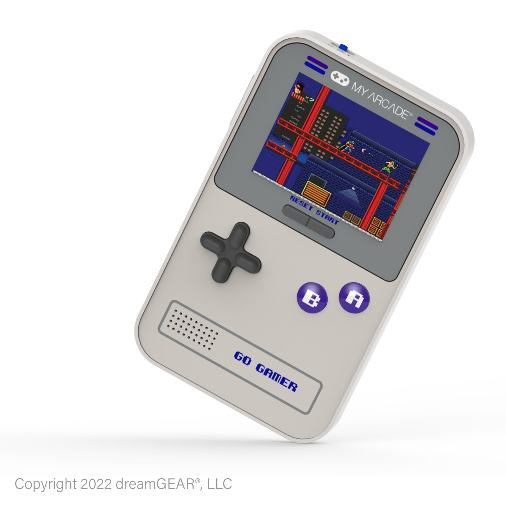 handheld-Konsole, Retro-Handheld, Spielegerät, integrierterBildschirm, GO GAMER