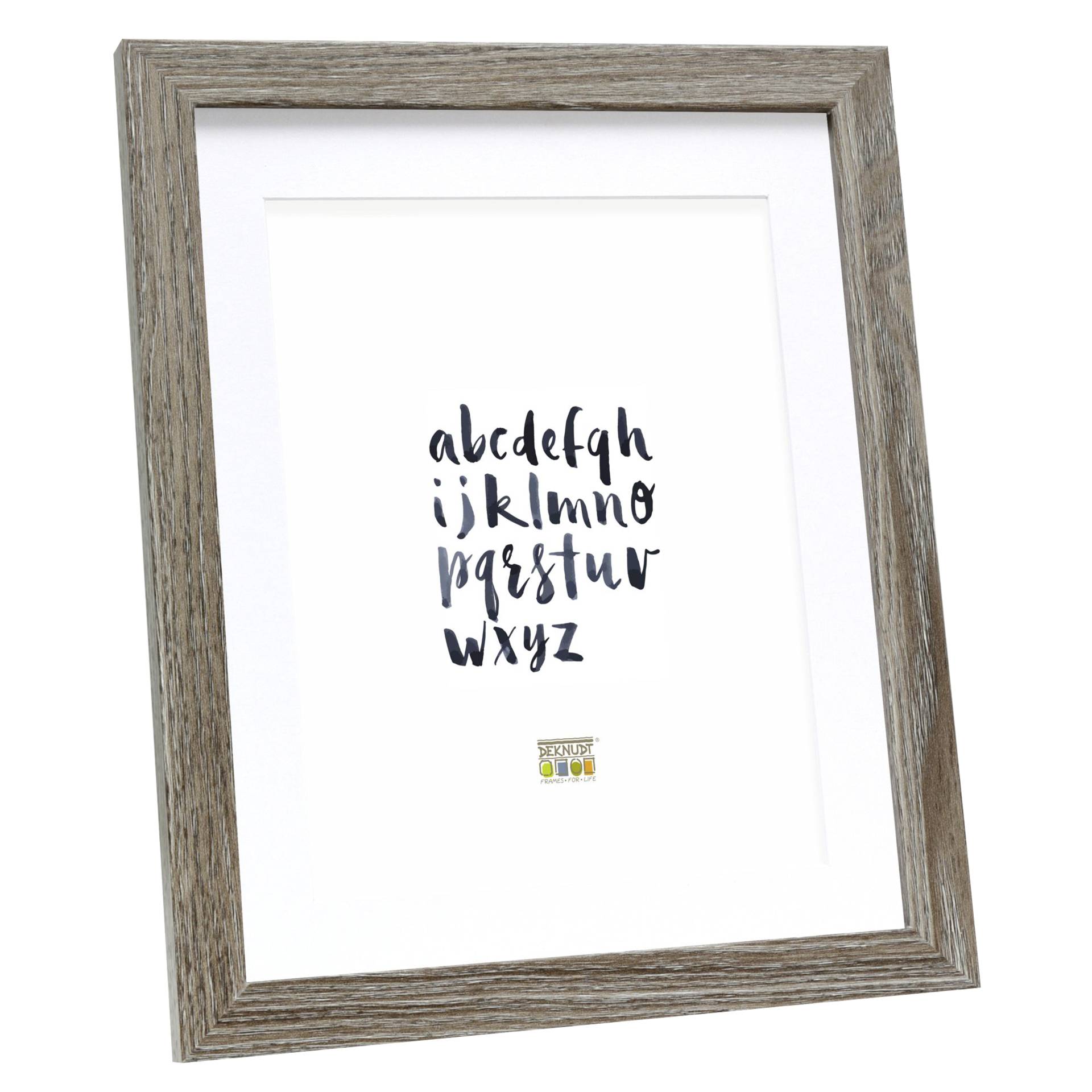 Deknudt S66KH3 P1          15x20  Holz grau eiche mit Passepartout