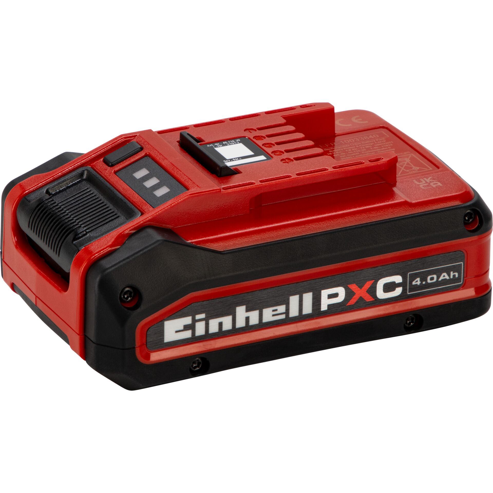 Li-ion Akku, 4.0 Ah, 30V, Power Tool Battery, Red/Black
