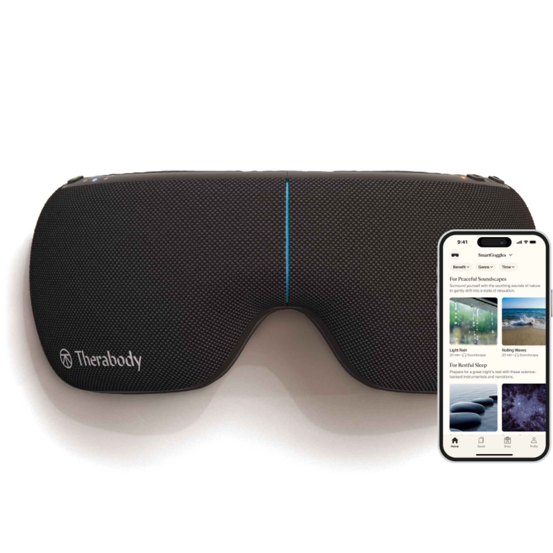 Schlafmaske, Gedämmte Kopfhörermaske, Kopfhörer, Bequeme Schlafmaske?, Therabody Schlafmaske
