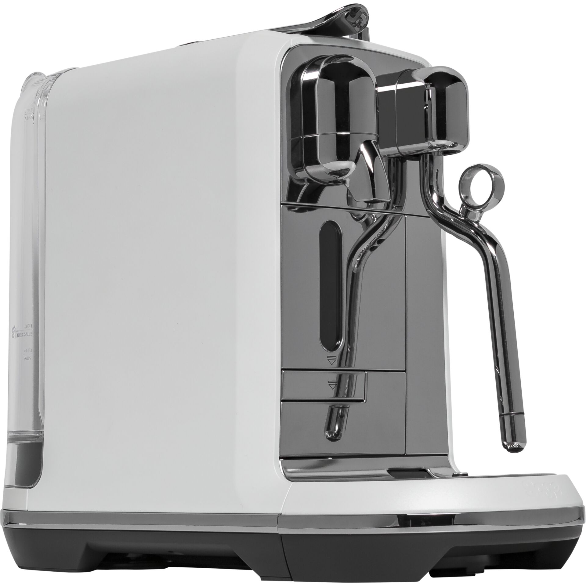 Kaffeemaschine, Espresso-Maschine, Chrom-Design, Edelstahl, Portionsausgabe