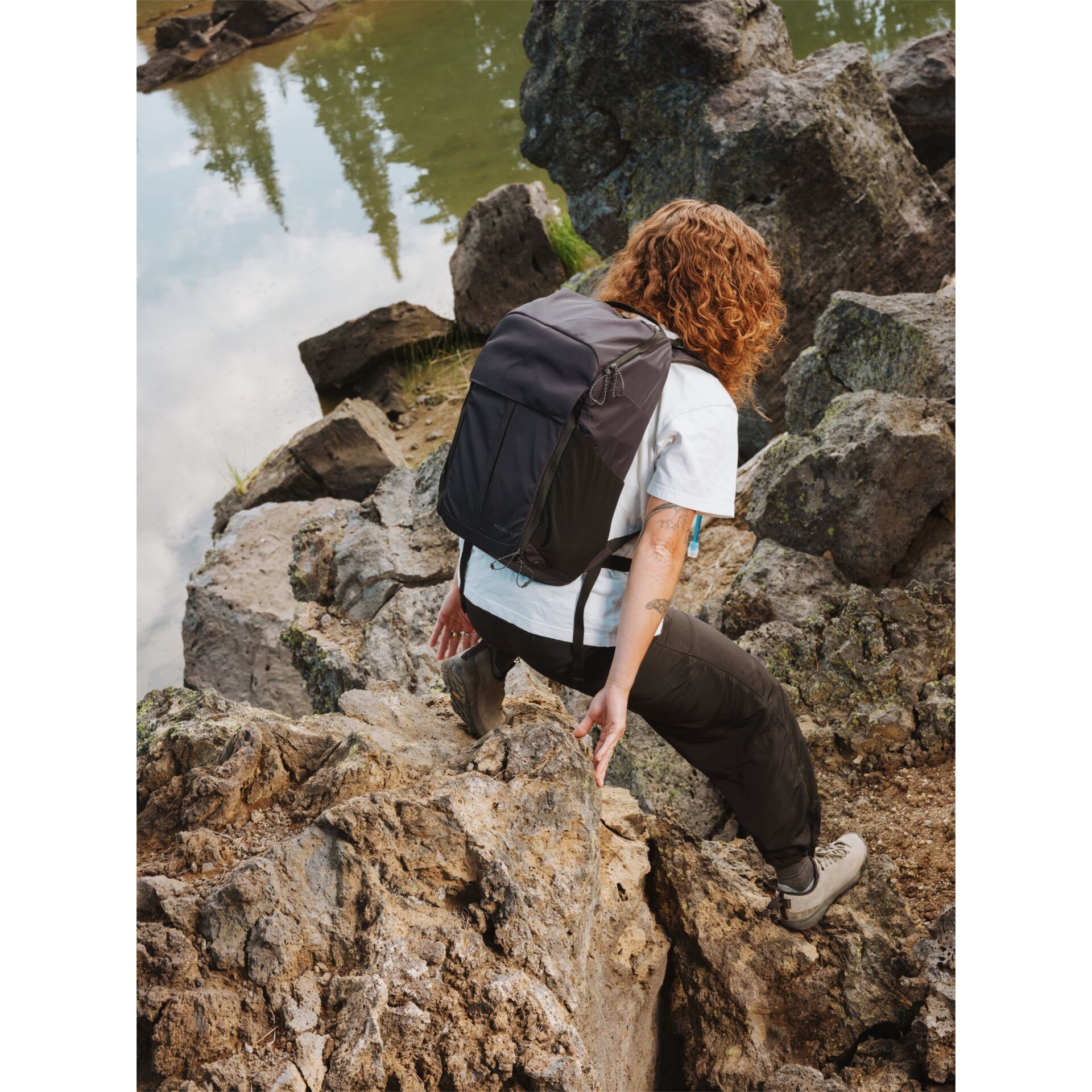 Rucksack, Rucksack schwarz, Outdoor, Backpack, Kletterausrüstung