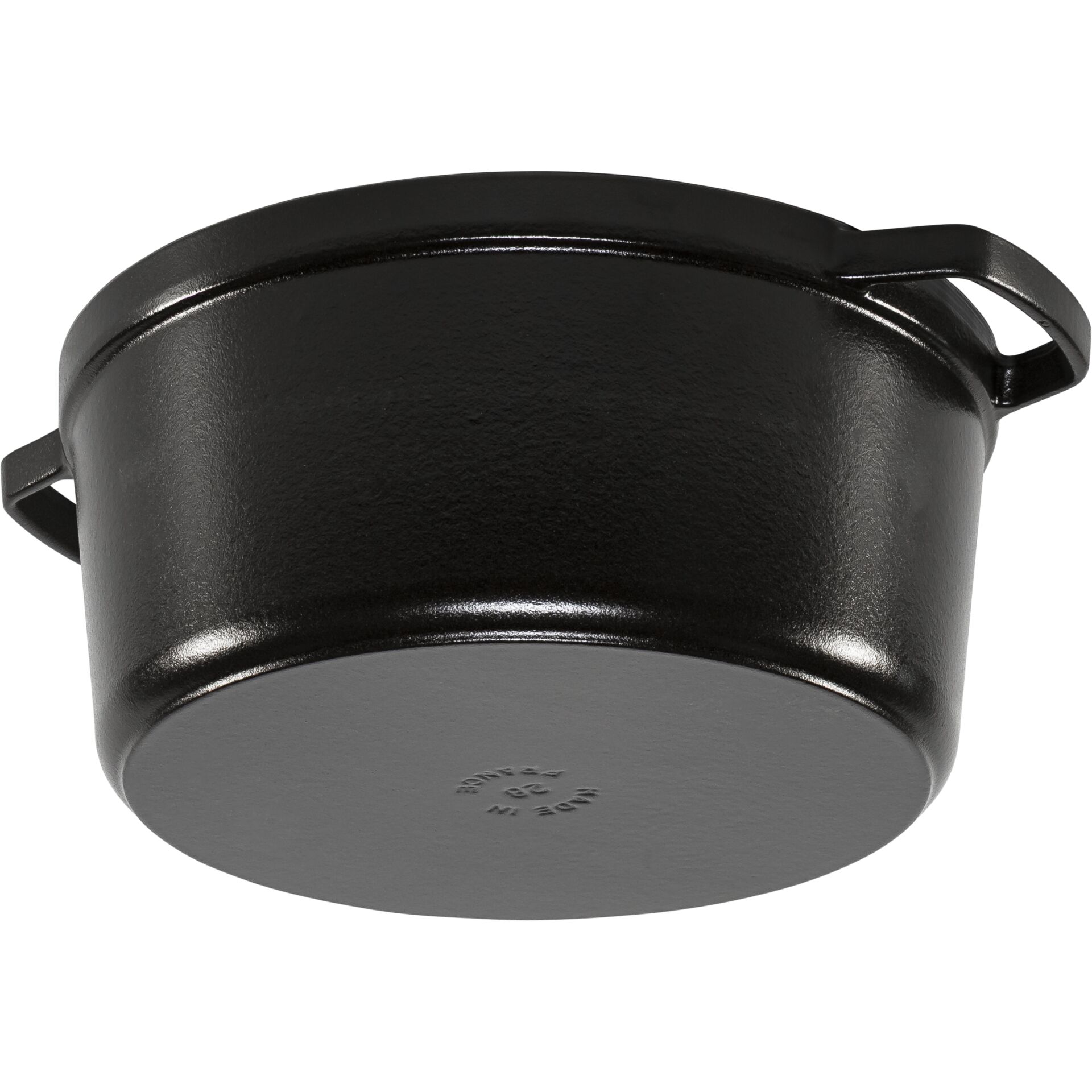 Küchen Topf, Eintopf Topf, Gusseisen, schwarzer Topf, Deckel Topf