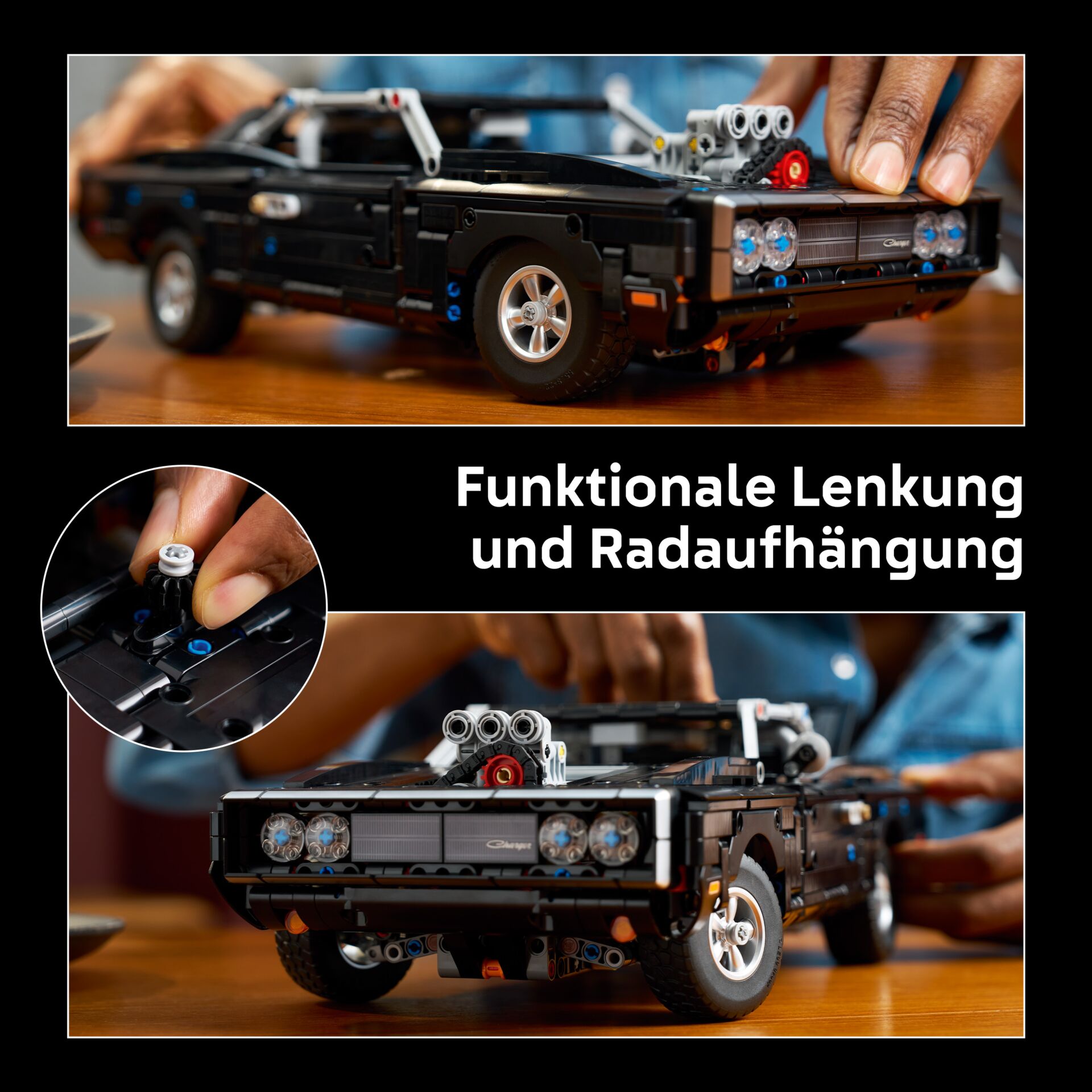 LEGO, Modelauto, Technic, Radaufhängung, Funktionale Lenkung