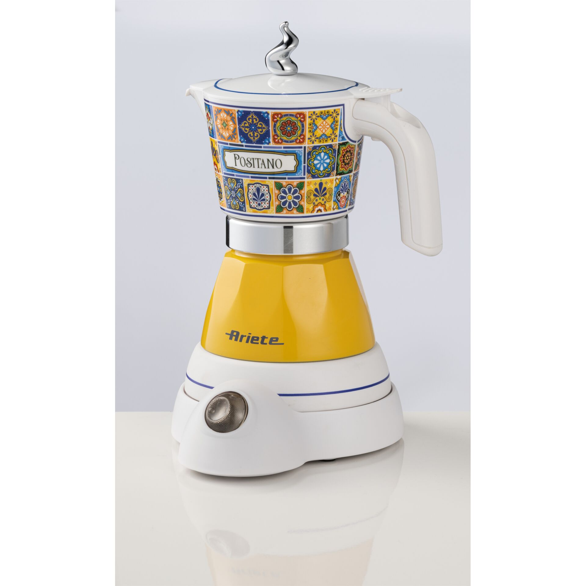 Kaffeemaschine, Kaffeemaker, Gelb, Muster, Kugelknopf