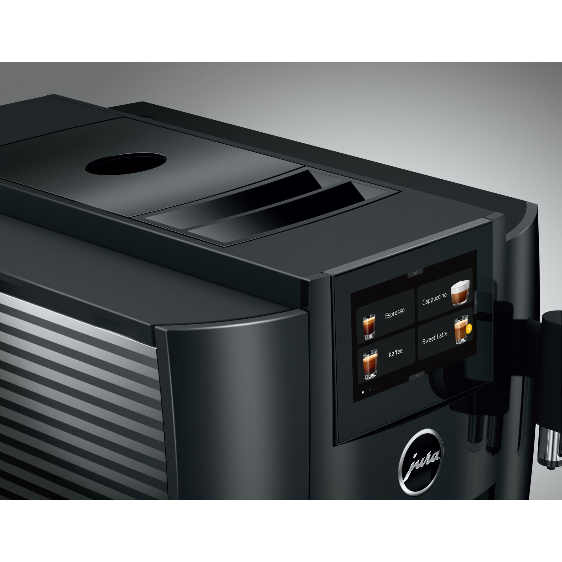 Kaffeemaschine, Espresso, Schwarz, Touchscreen, Kaffeeautomat