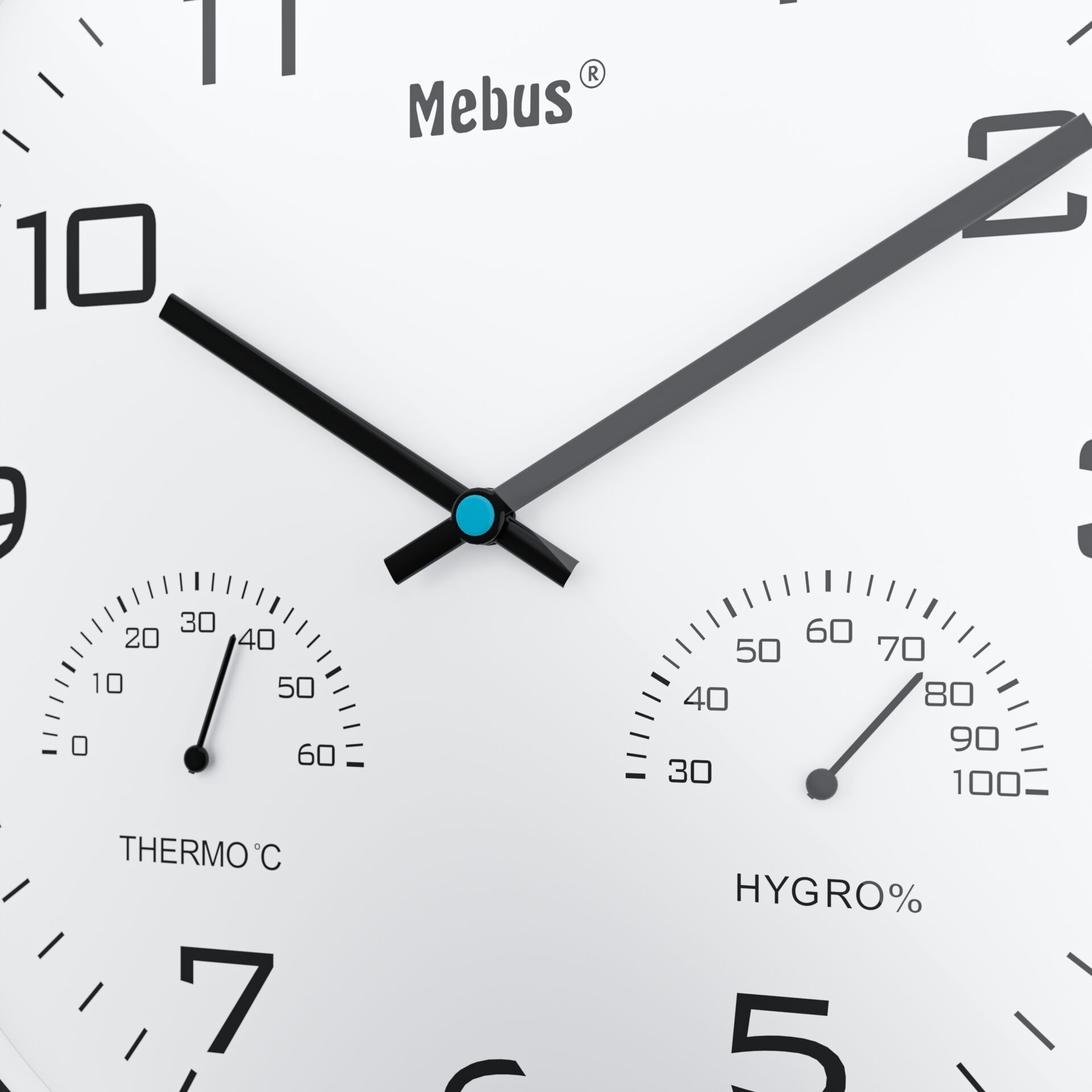 Uhr, Armaturenbrett, Thermometer, Hygrometer, Anzeige