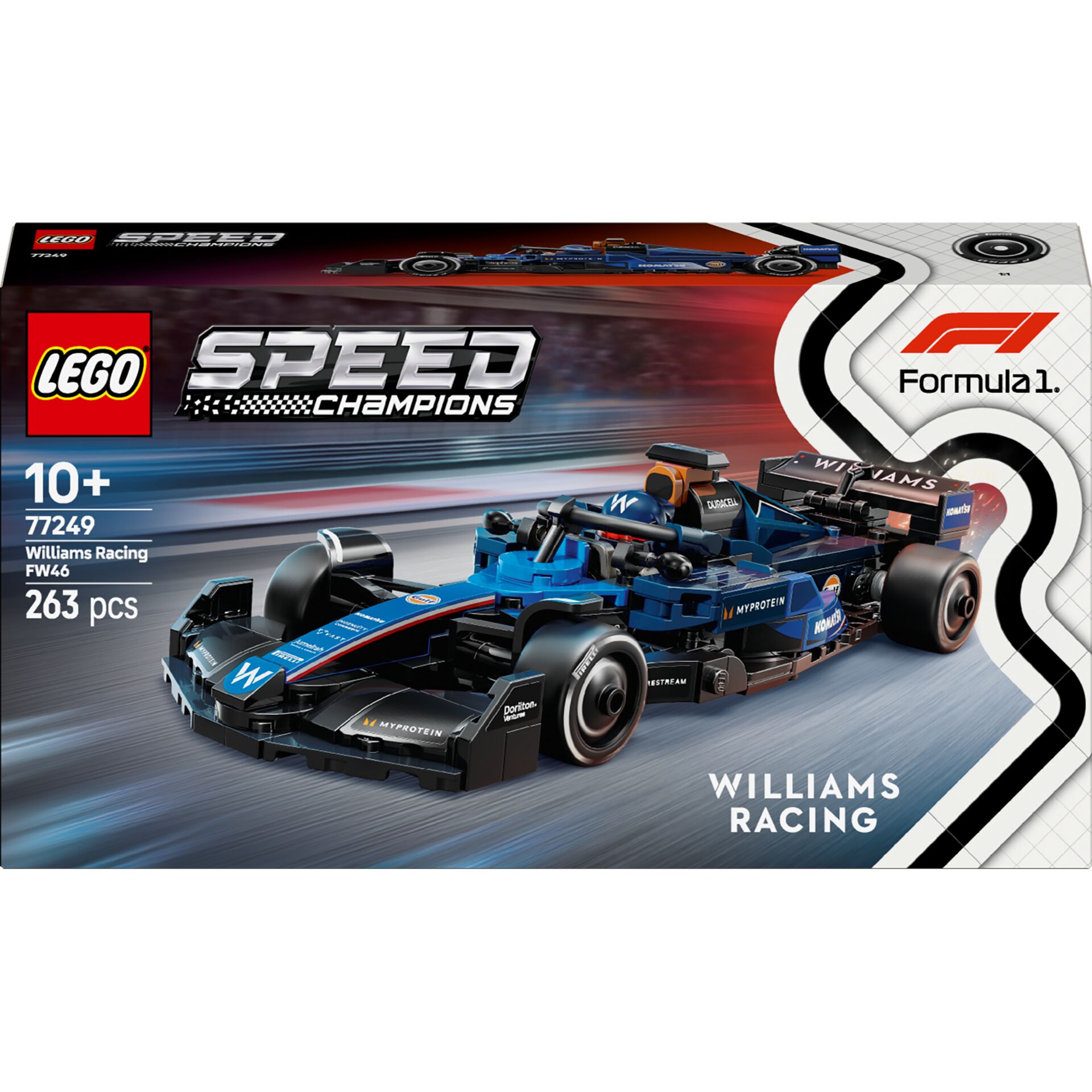 LEGO Speed Champions 77249  Williams Racing FW46 F1 Rennauto