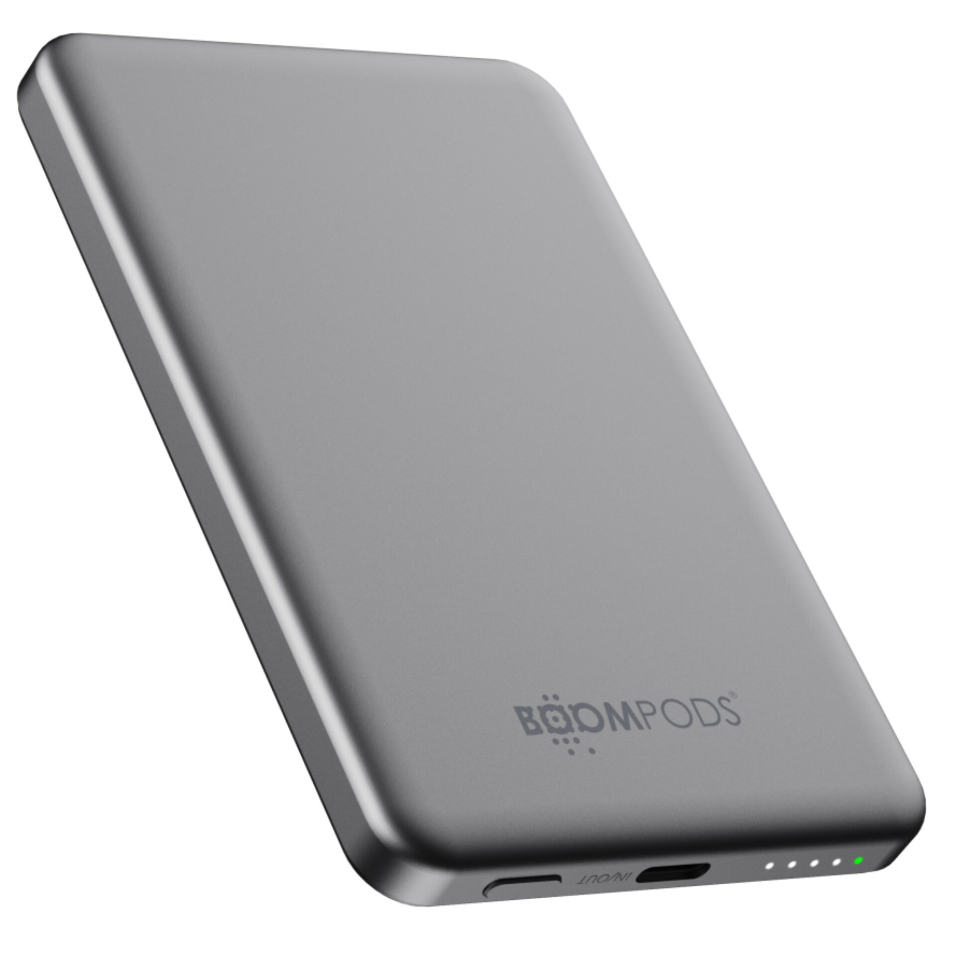 Boompods PowerSnap 5000mAh  Graphite Magnetic Powerbank