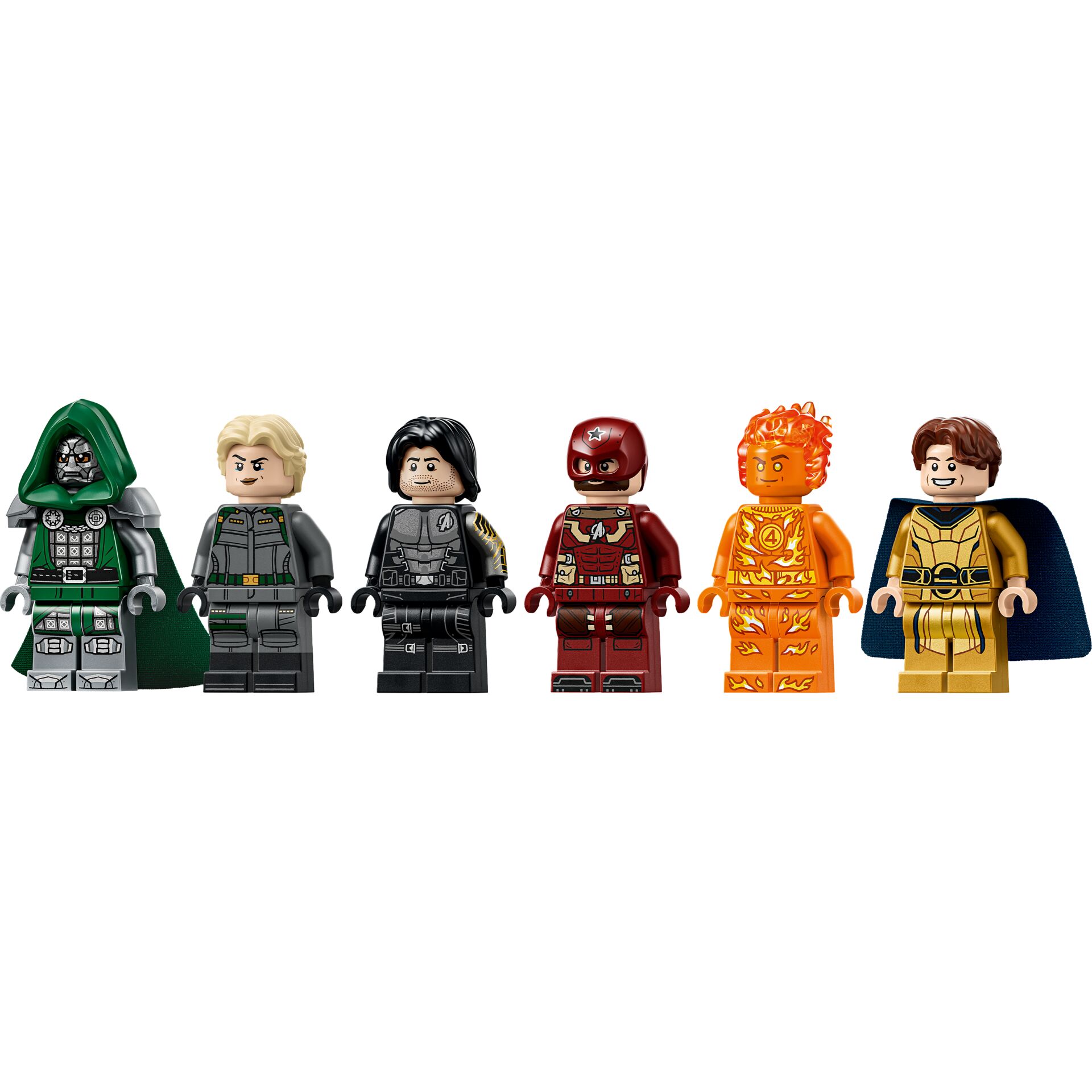 LEGO, Minifiguren, Superhelden, Figurenserie, 6-teilig
