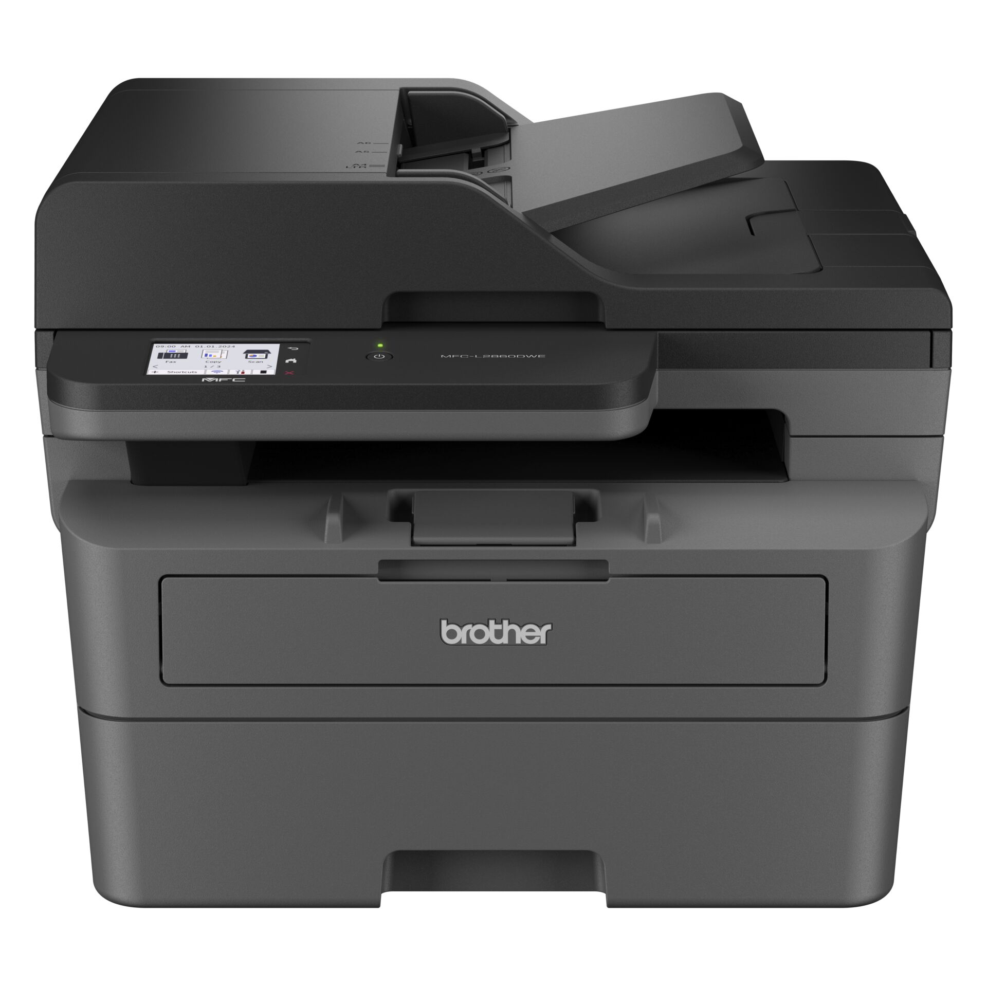 Drucker, Laserdrucker, Brother, Bürodrucker, Schwarz-Grau