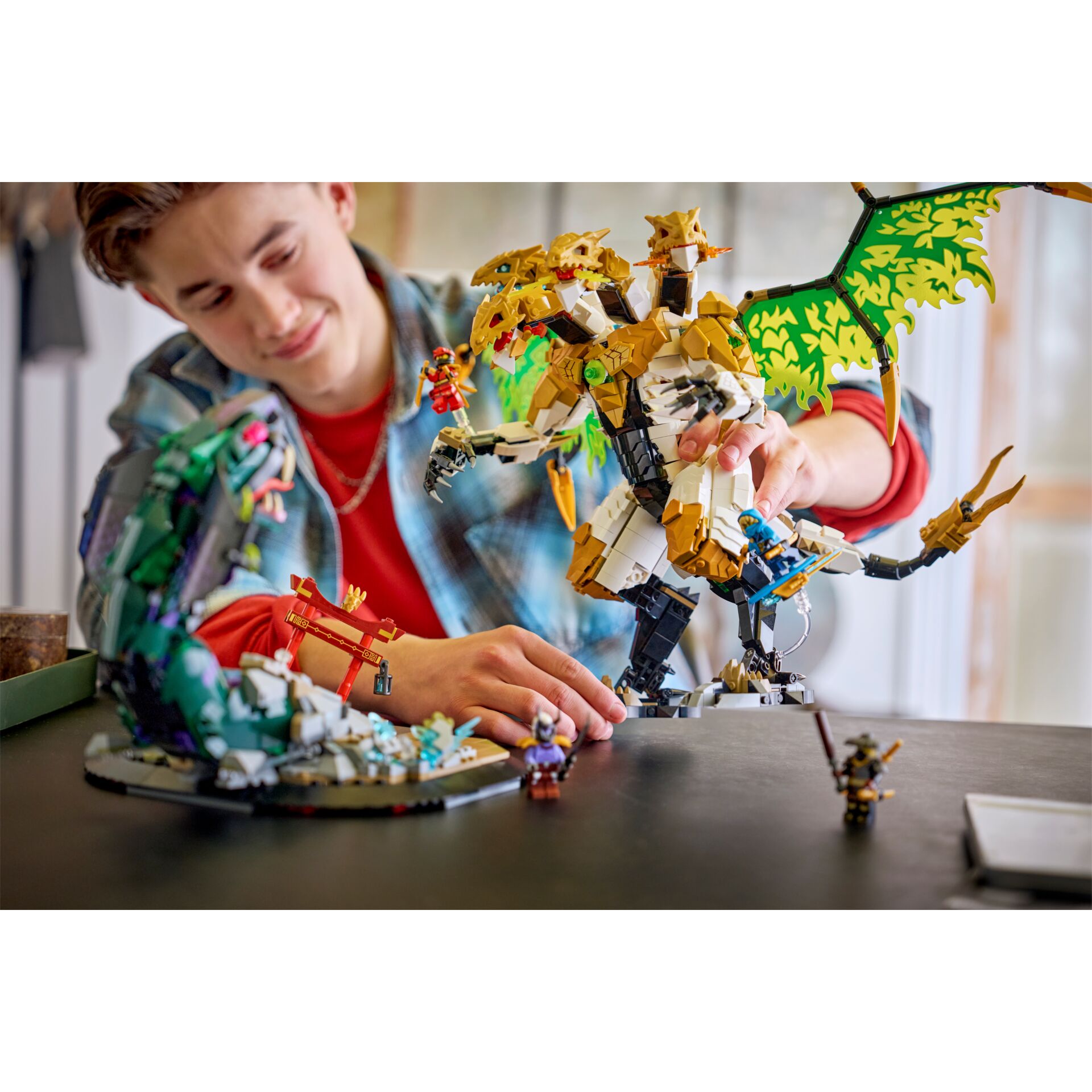 Lego, Bauklotz, Drachen, Figuren, Tier