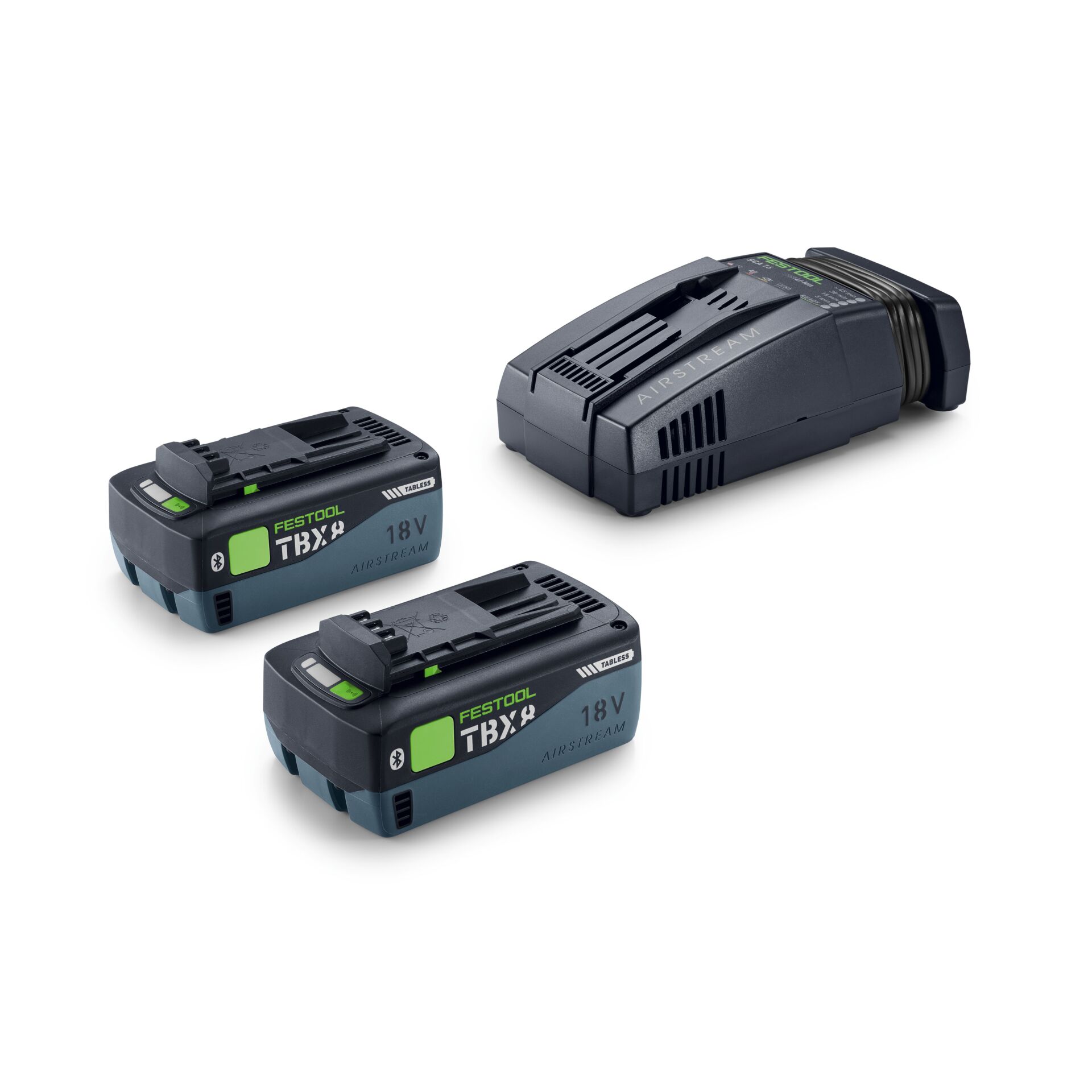 Festool 2x TBX8/SCA16  Energie-Set 18V
