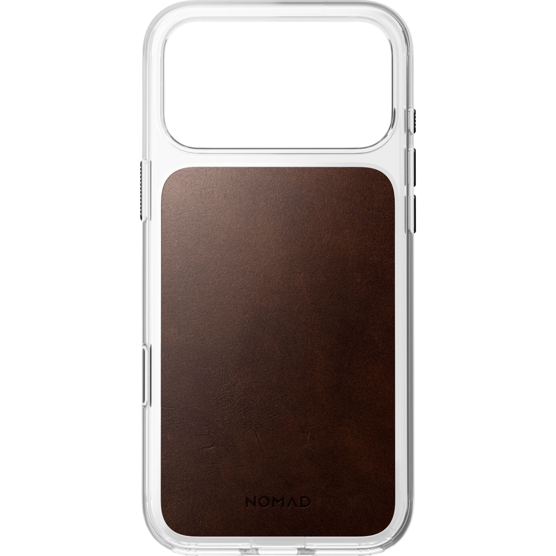 iPhone Hülle, Lederpatch, Brown, Handyhülle, Nomad Hülle