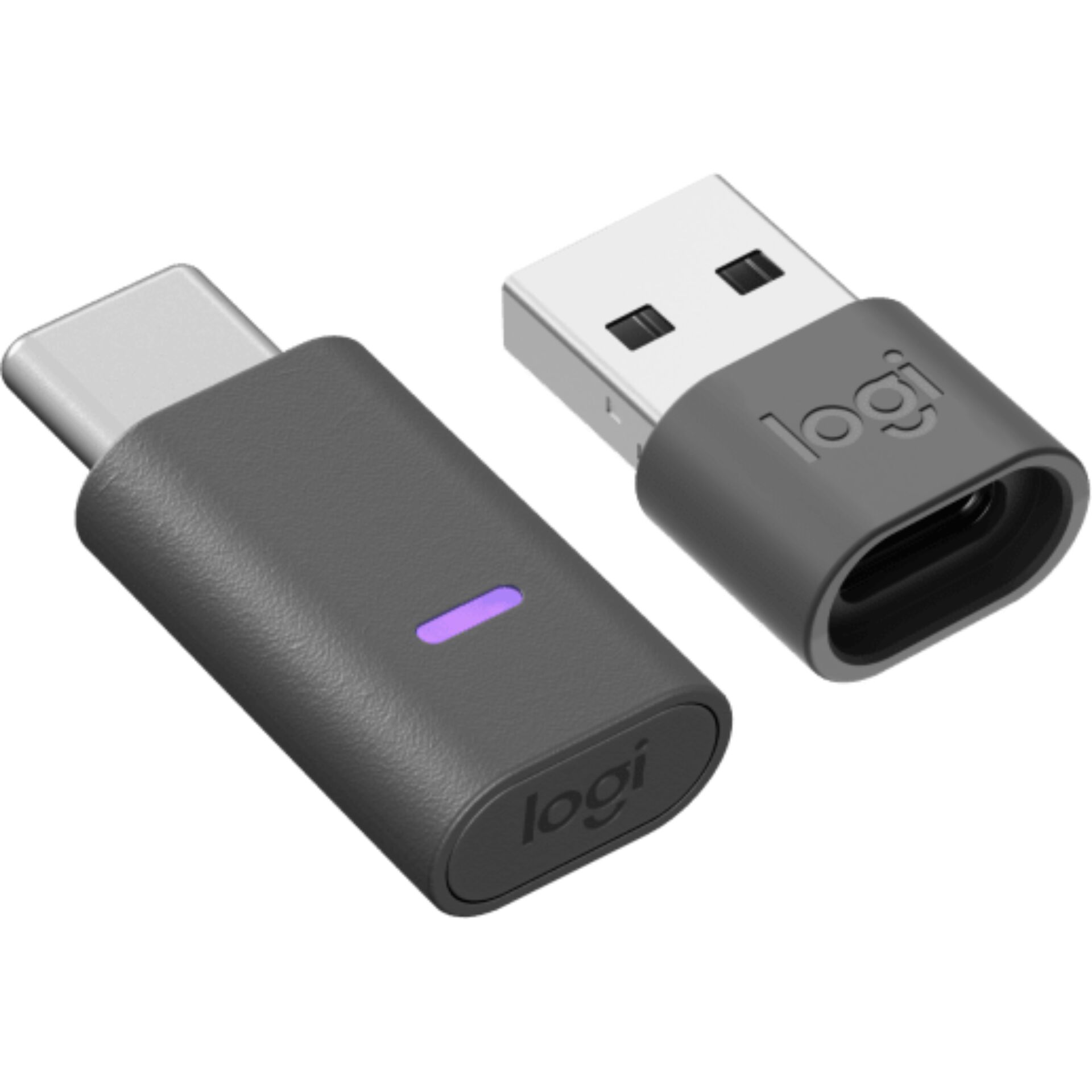 usb adapter, type-c adapter, usb-c to usb-a, grauer plastik, kompakter adapter