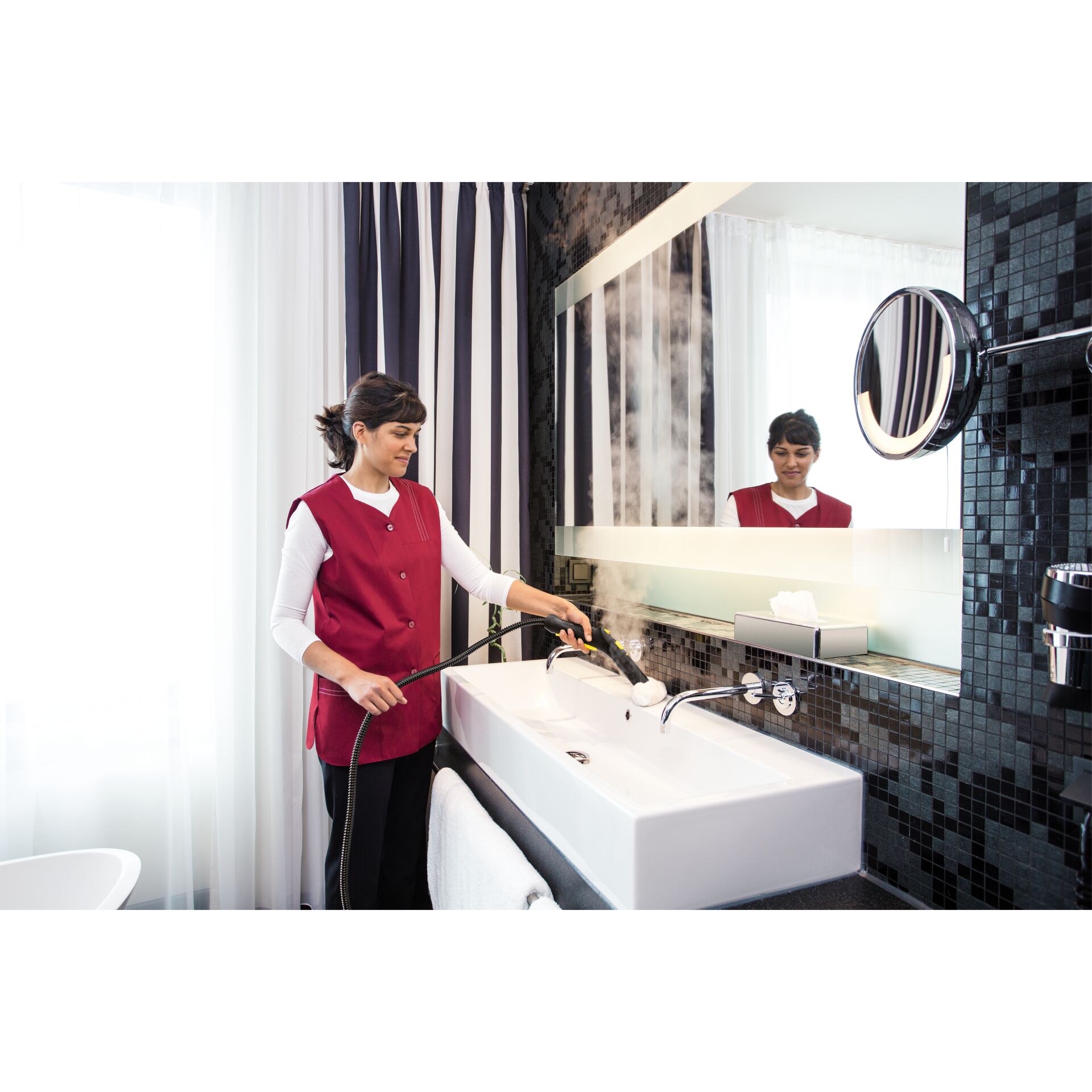 Becken, Sinken, Person