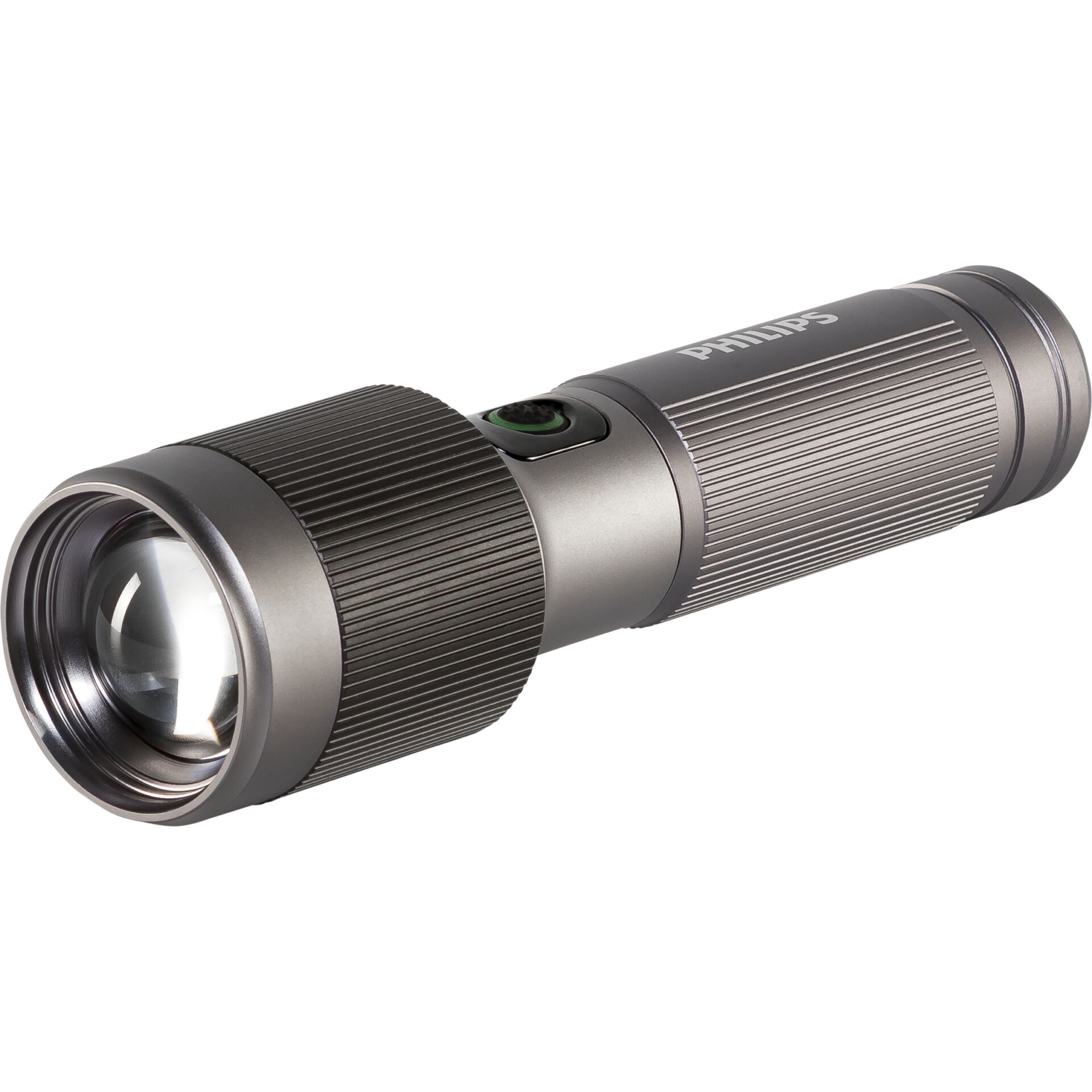 Taschenlampe, LED, Kompakt, Metallic, Glaskopf