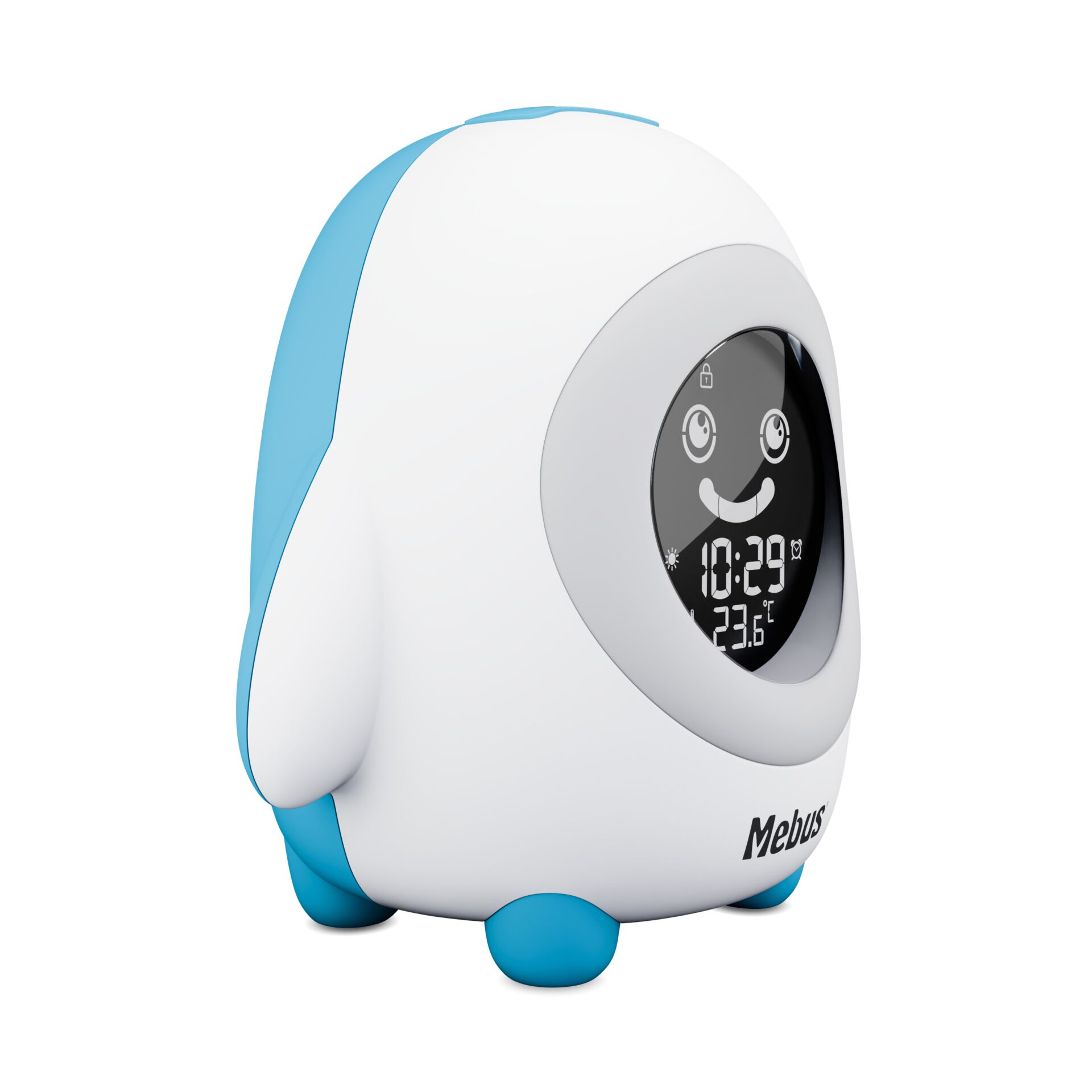 Körperthermometer, Kinderthermometer, Digitalanzeige, Rundform, Mebus
