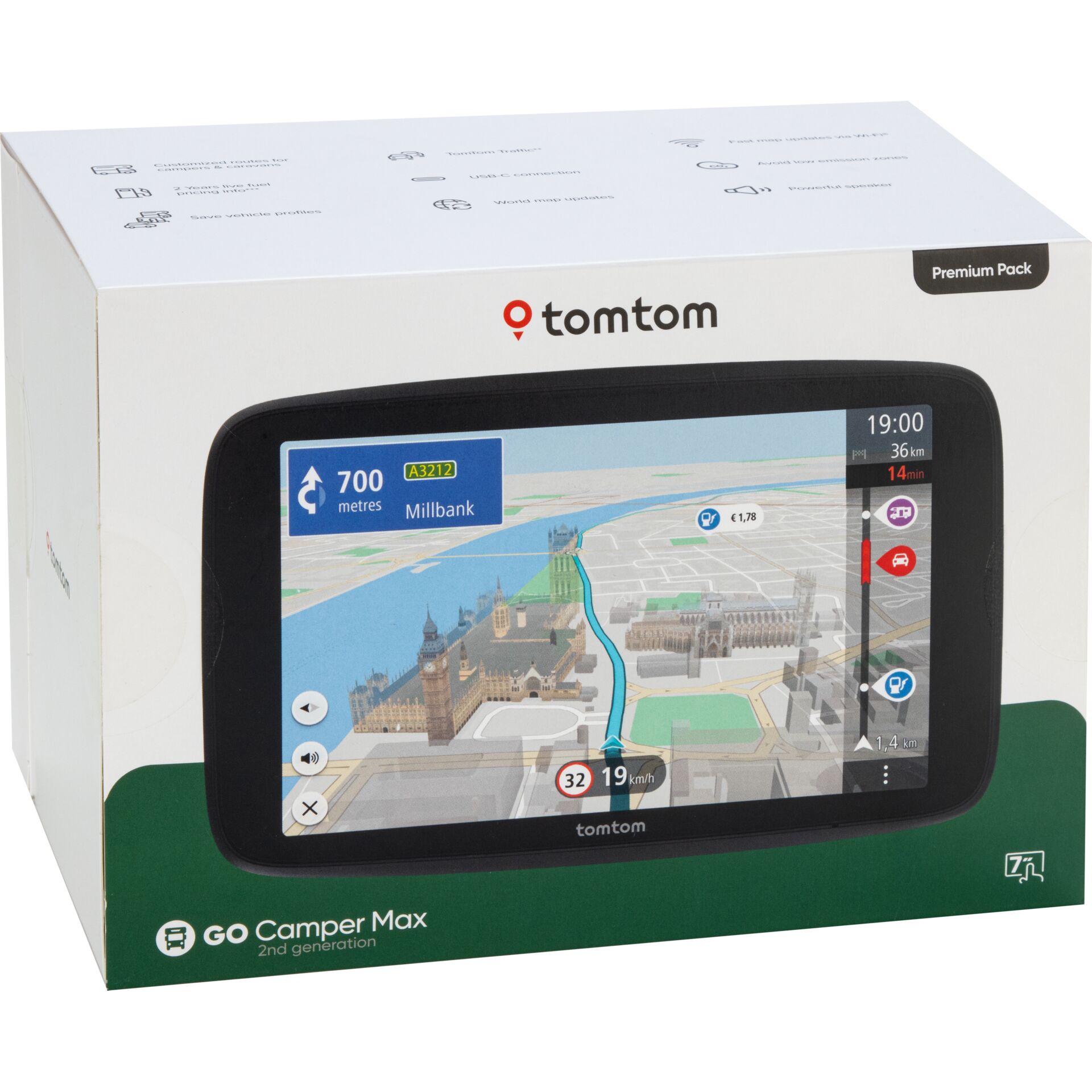 GPS, Navigation, Bildschirm, Karte, Fahrzeuggerät
