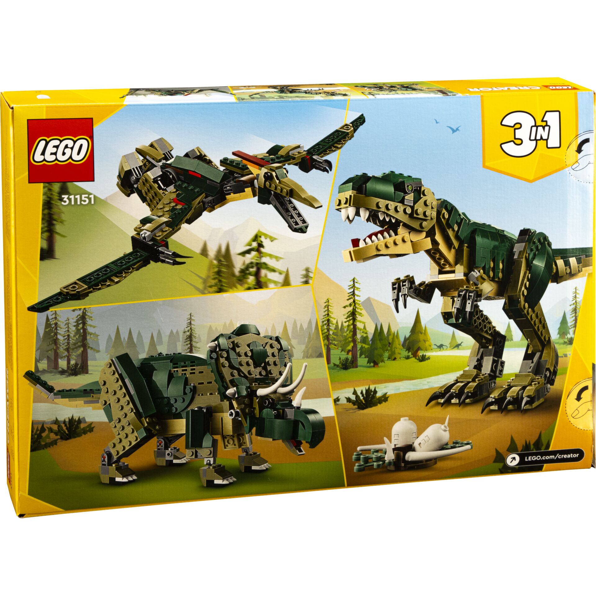Lego, Play set, Dinosaurs, T-Rex, Waldszene