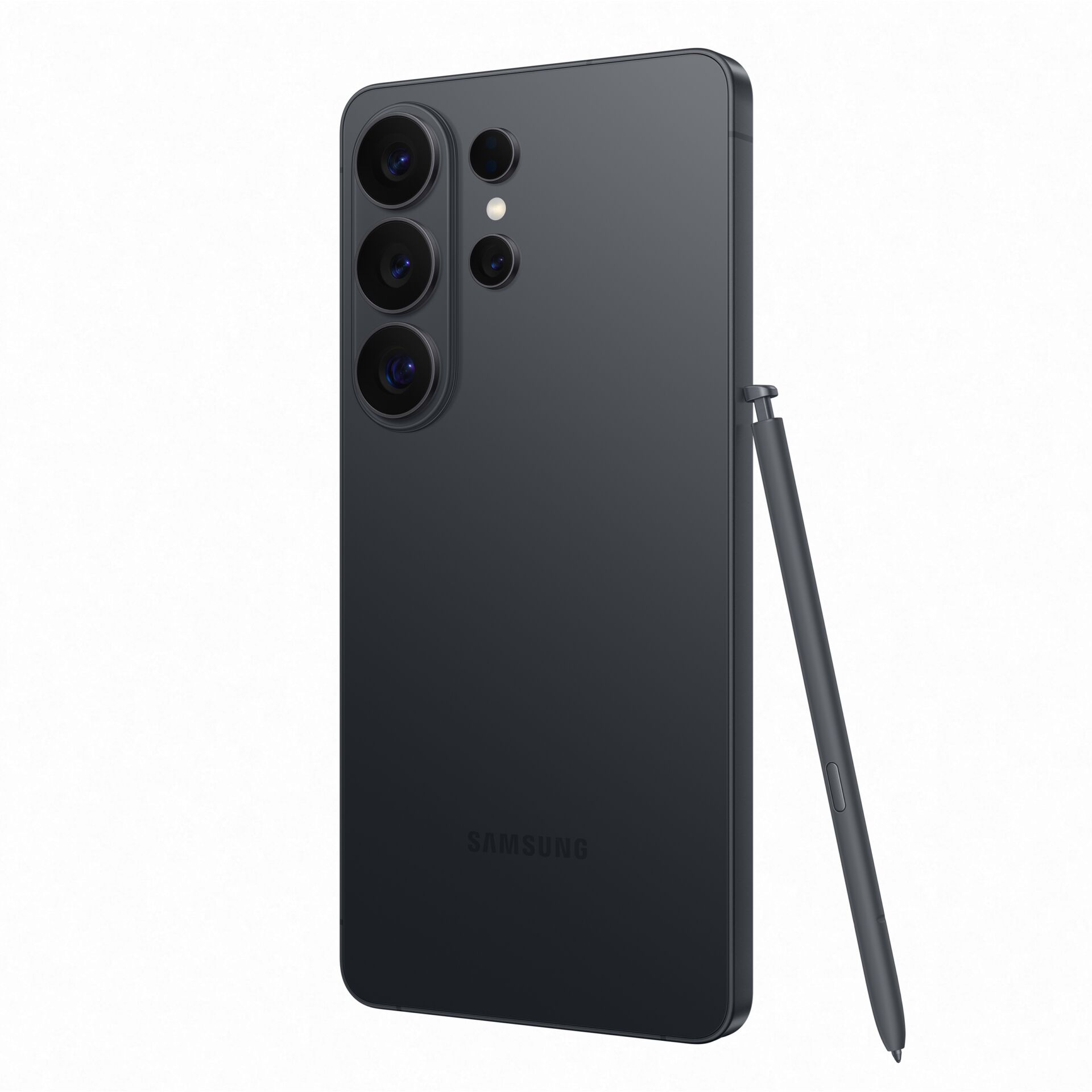 smartphone, Kamera-Modul, Quad-Kamera, Stift, dunkelgrau