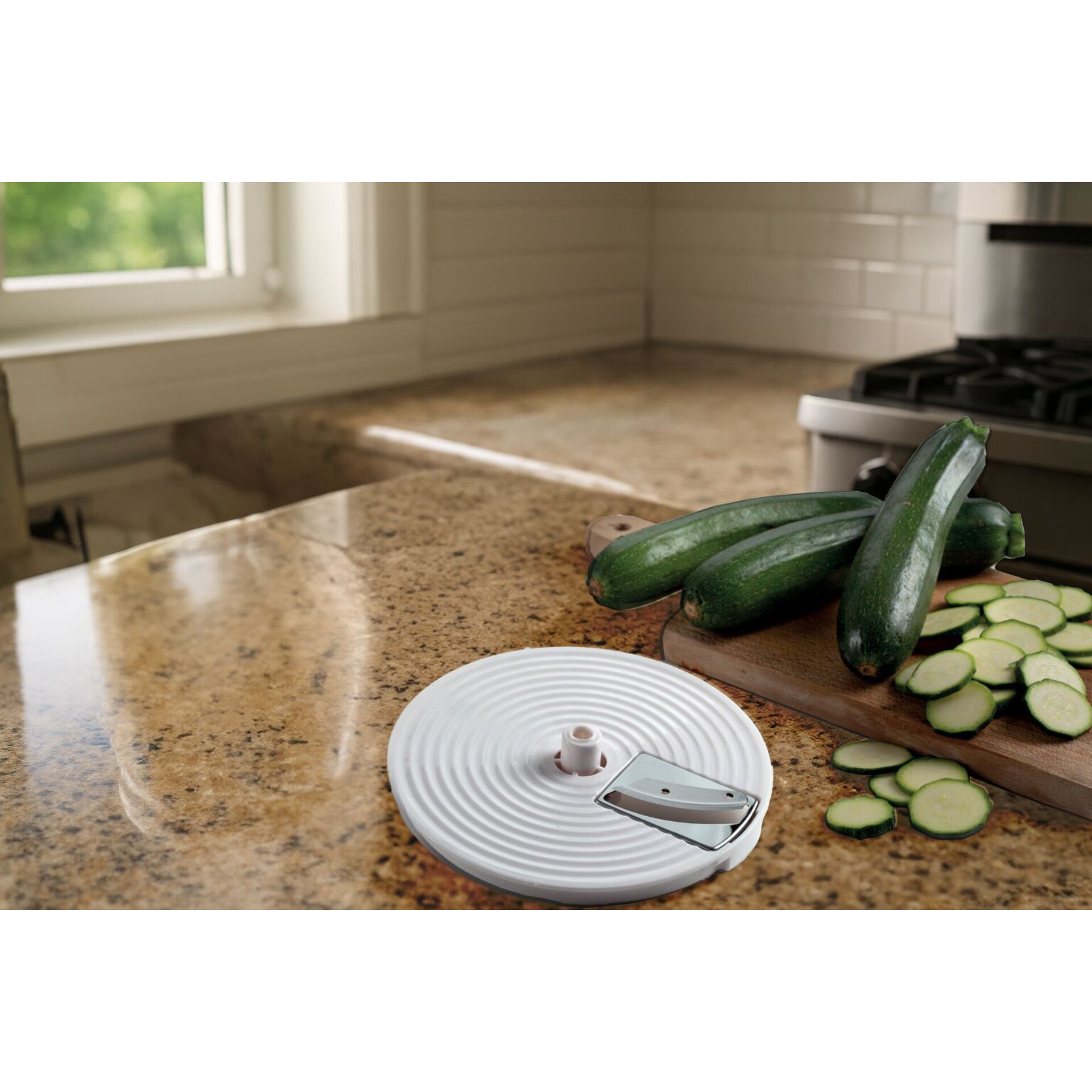 Gemüseschneider, Zucchini, Küchenwerkzeug, Küchenzubehör, Küchenhelfer