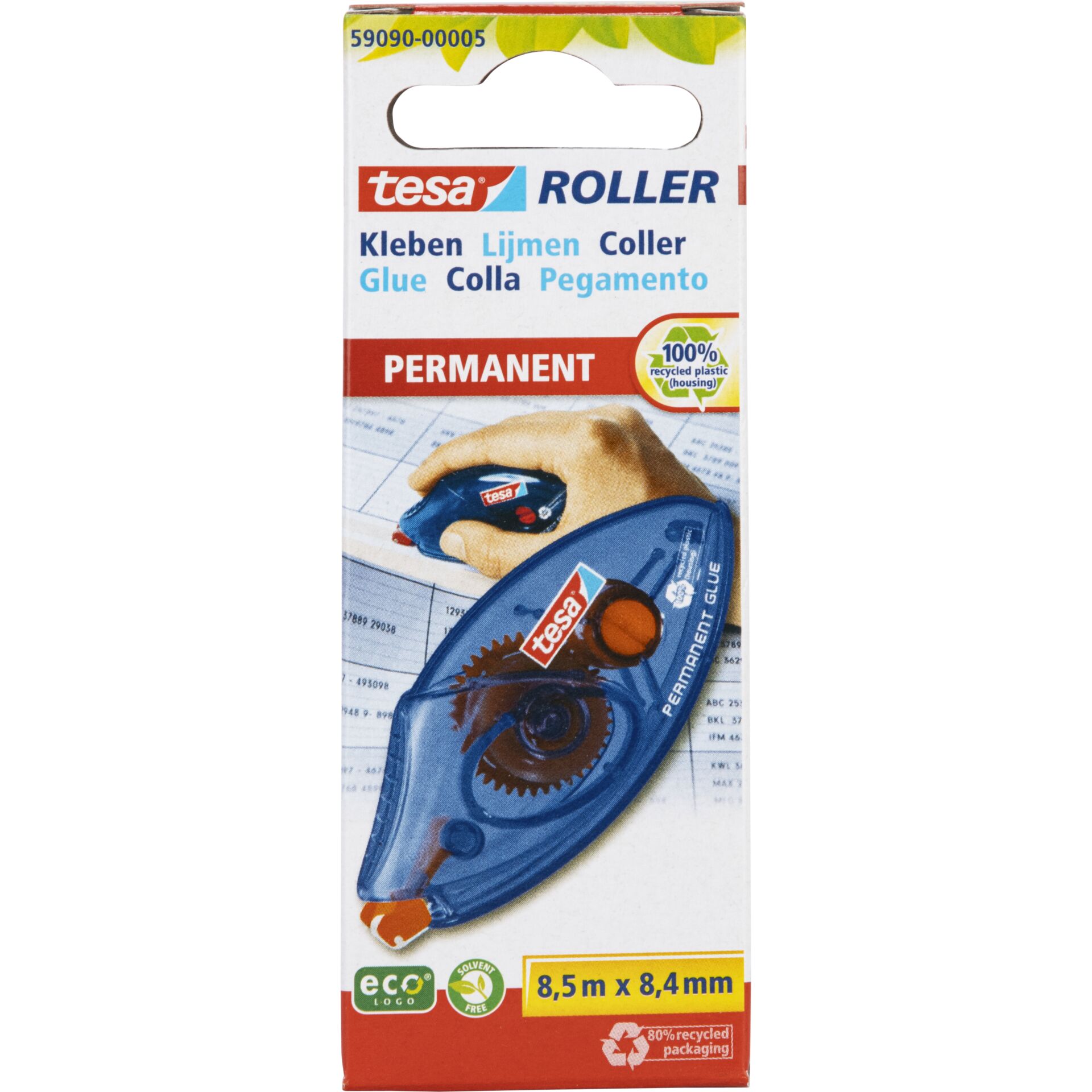 2 X TESA Kleberoller Klebestreifenroller Fotokleber permanent 8,4mmx8,5m ecoLogo EUR 13,79 - DE 2 X TESA Kleberoller Klebestreifenroller Fotokleber permanent 8,4mmx8,5m ecoLogo EUR 13,79 - DE