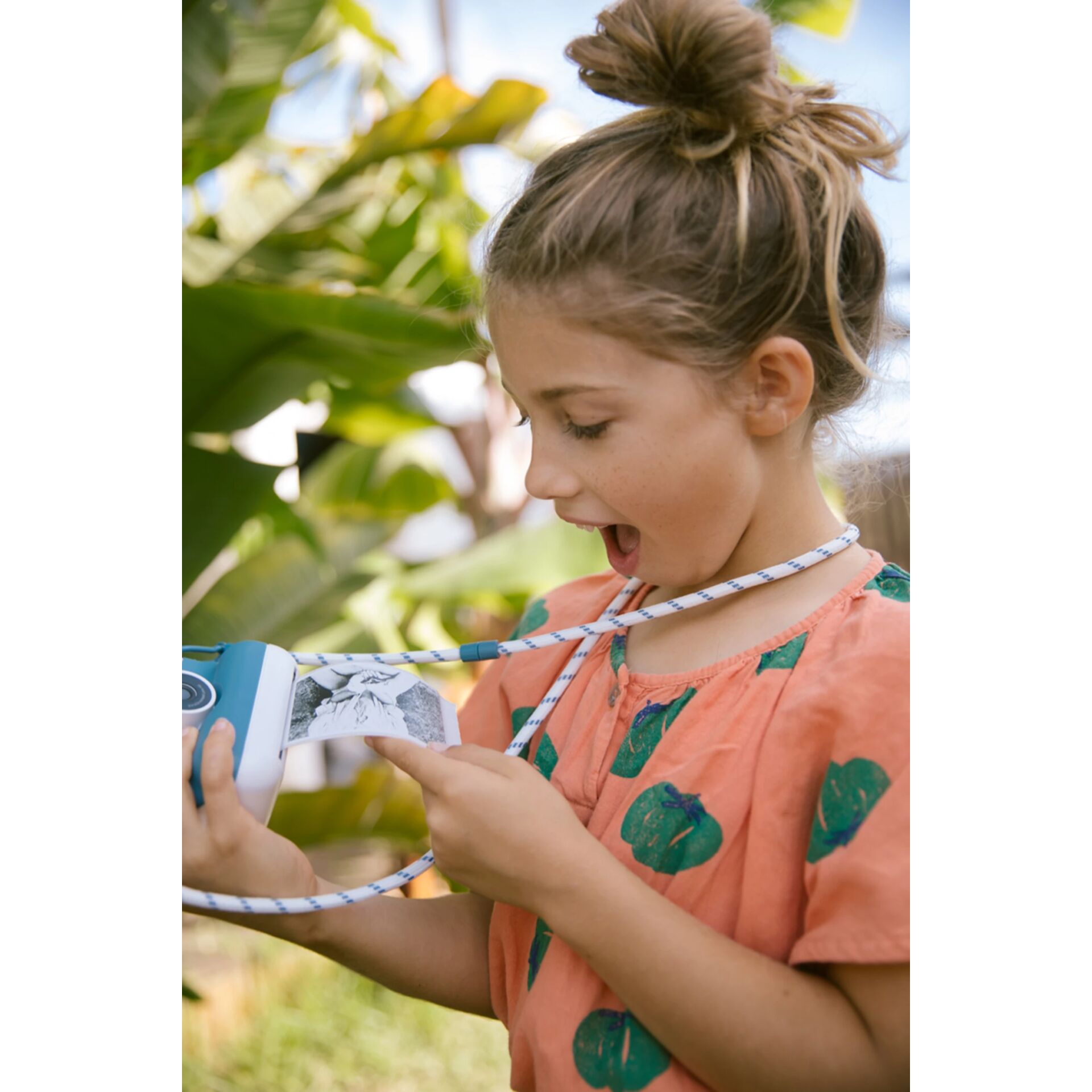 Kinderkamera, Spielkamera, Fotoapparat, Lustiges Motiv, Leinwand-Design