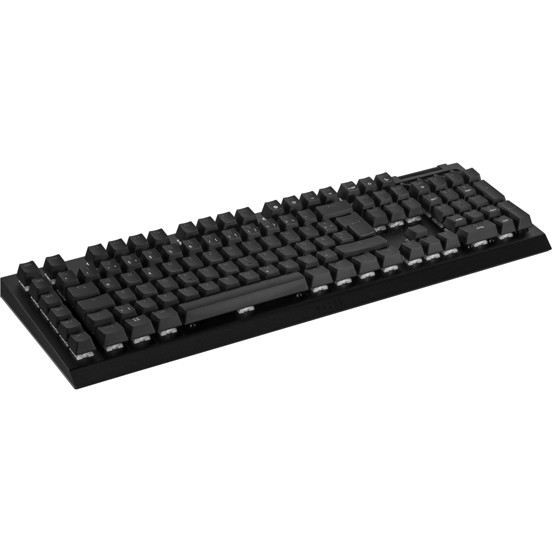 mechanische Tastatur, schwarz, vollständige Größe, Tastenkappen, verkabelt