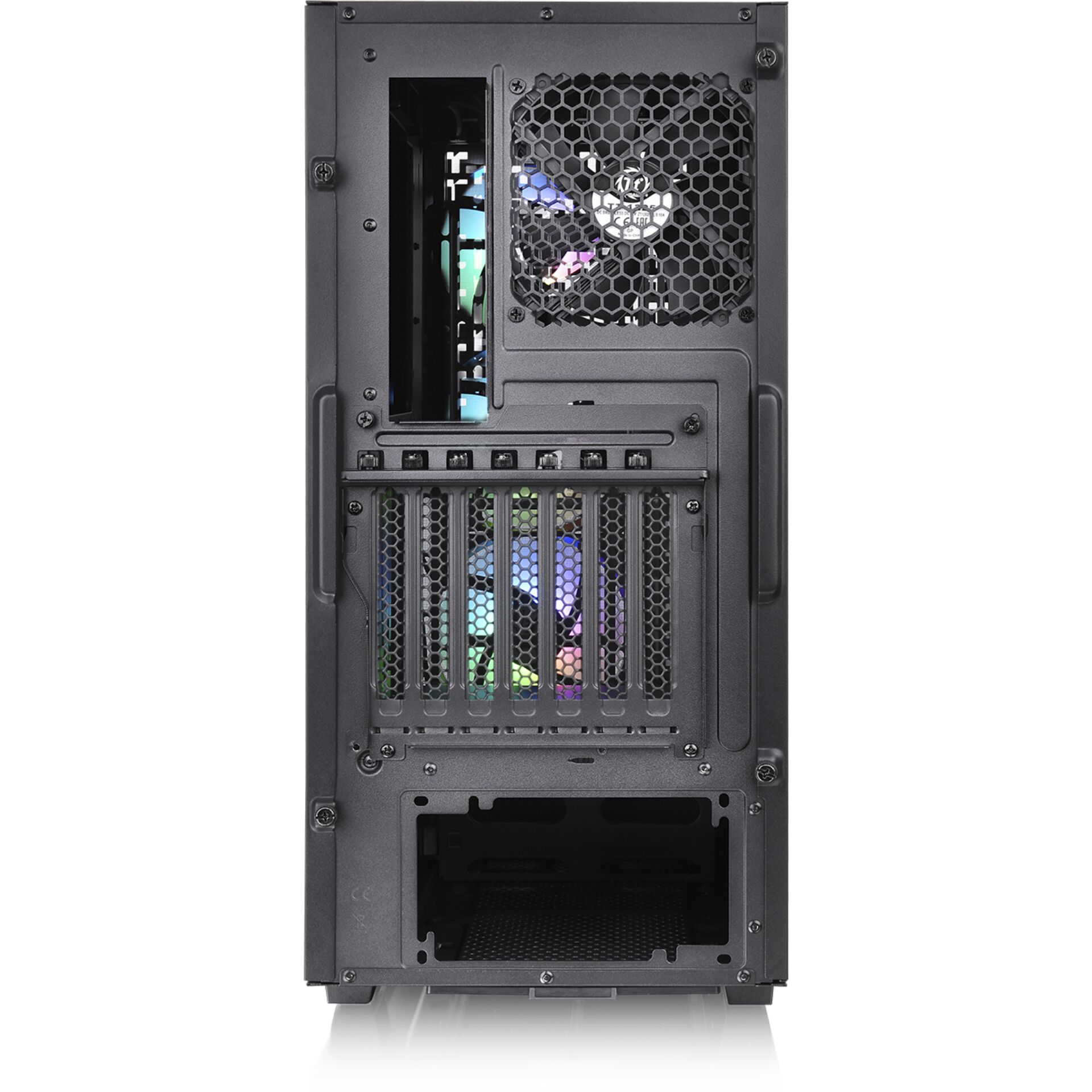 Gehäuse, PC-Gehäuse, Server/Gaming, Rückseite mit Lüfter, Mesh-Front