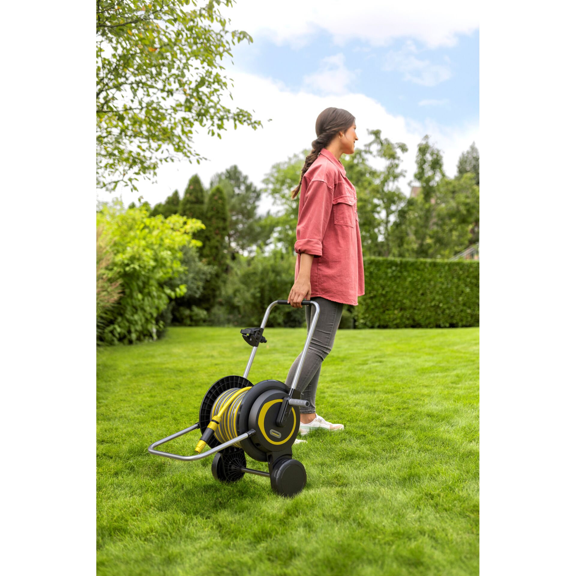 Gras, Rasen, Pflanze, Gerät, Person