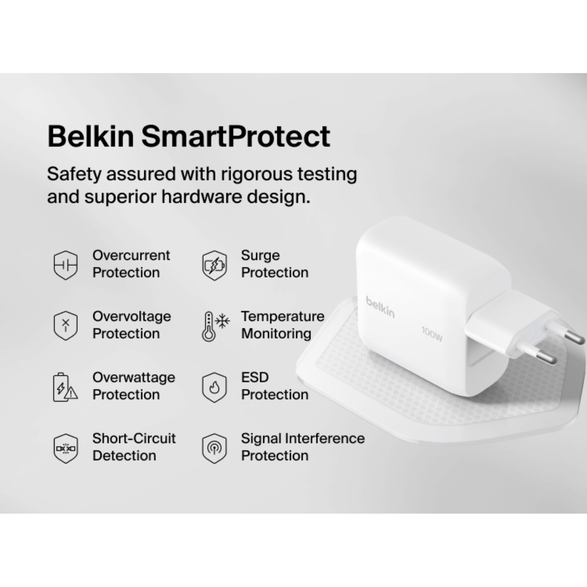 Belkin, SmartProtect, Netzadapter, Überspannungsschutz, Überlastschutz