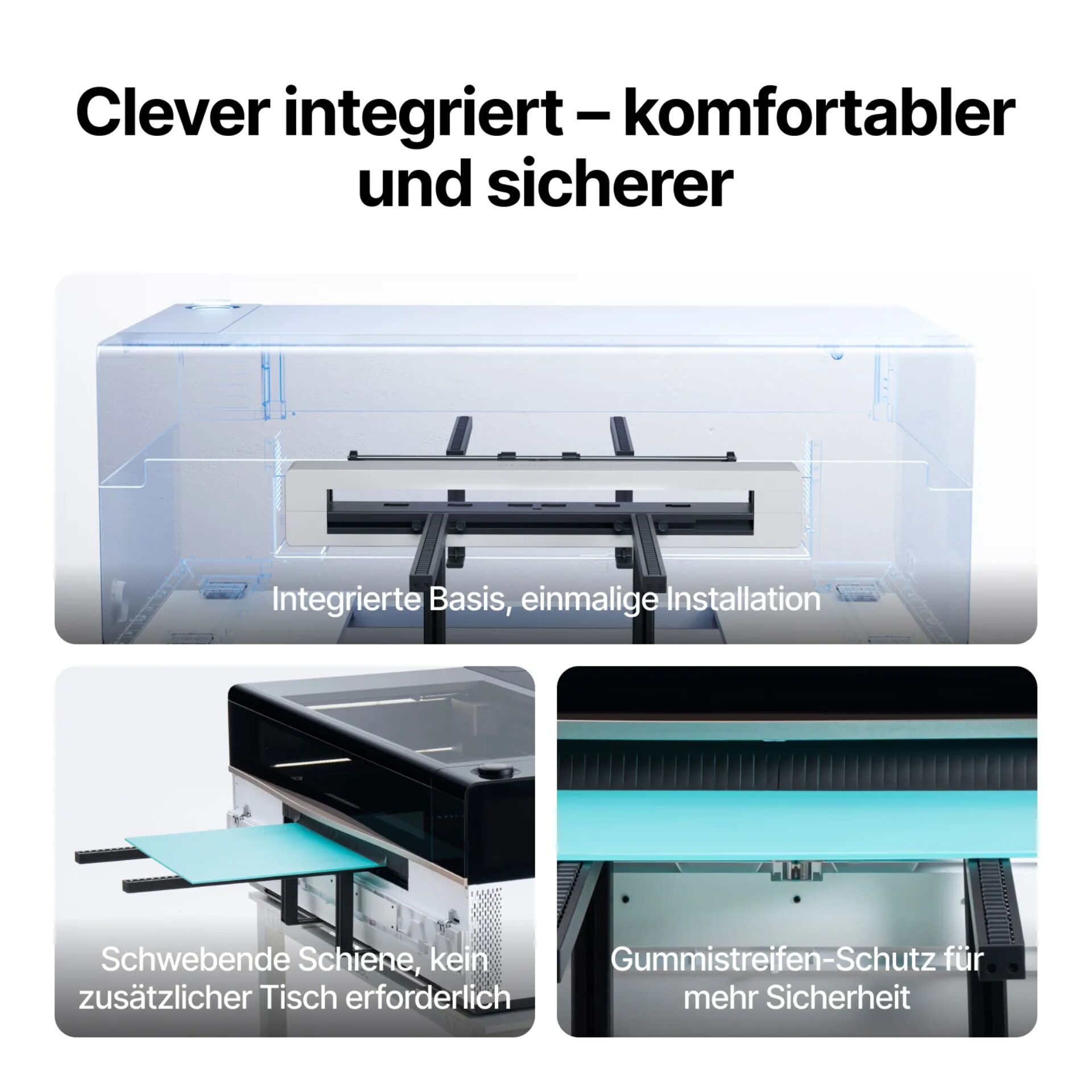 Küche, Kühlgerät, Ablagefächer, Glasschiene, Gummistreifen