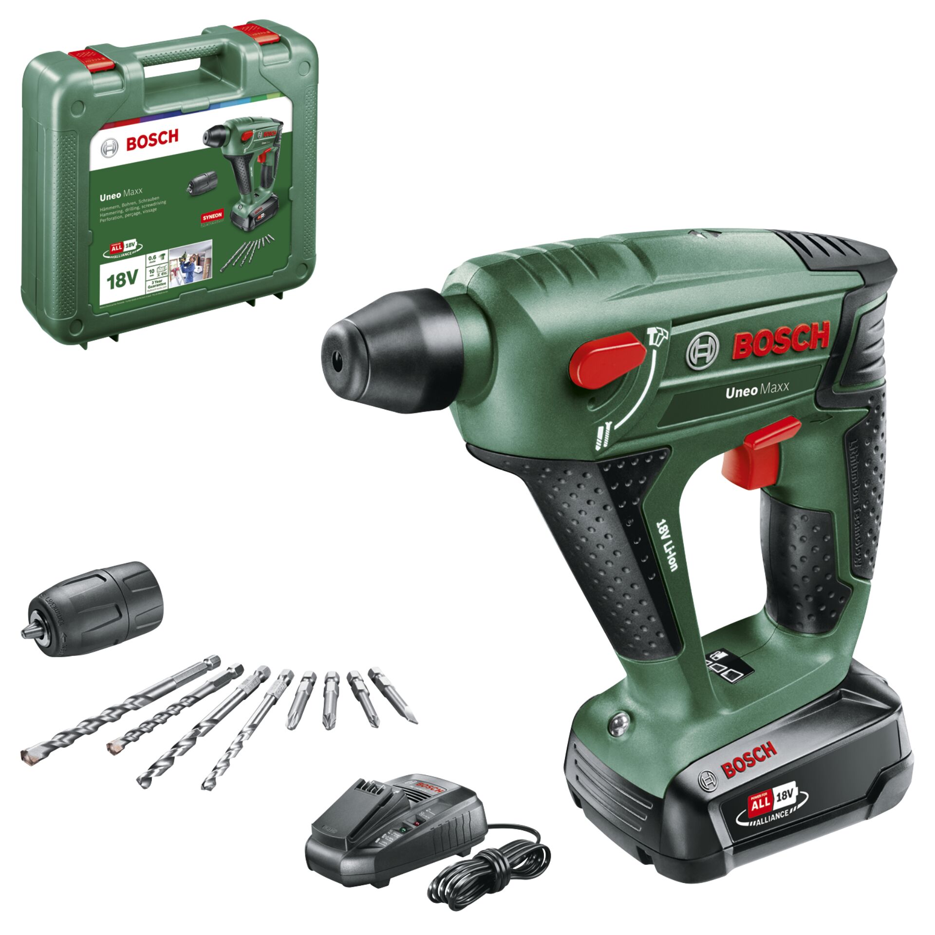 Bosch UNEO Maxx  Akku-Bohrhammer