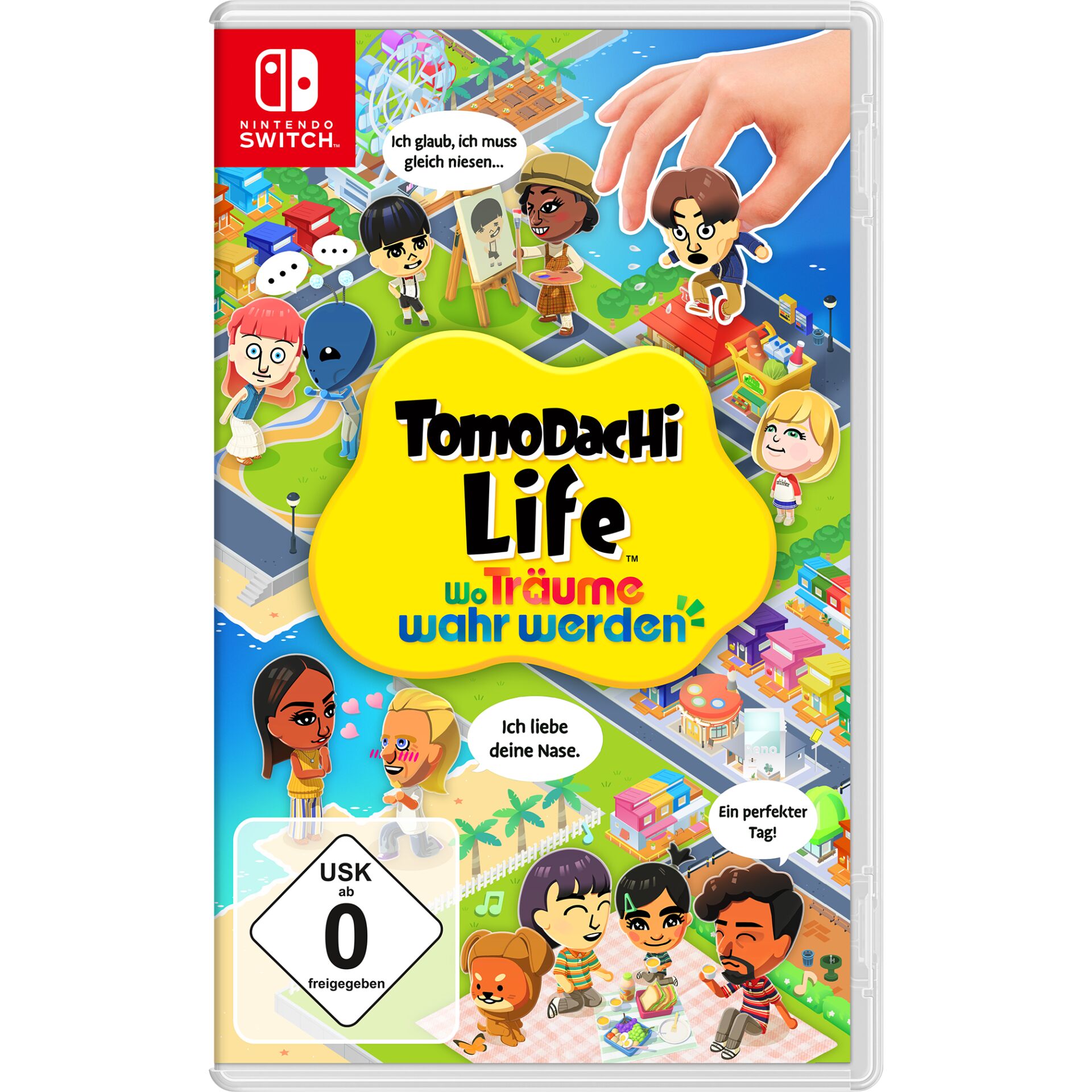 Switch, Spielcase, Tomodachi Life, Mehrfarbig, Cartoonfiguren