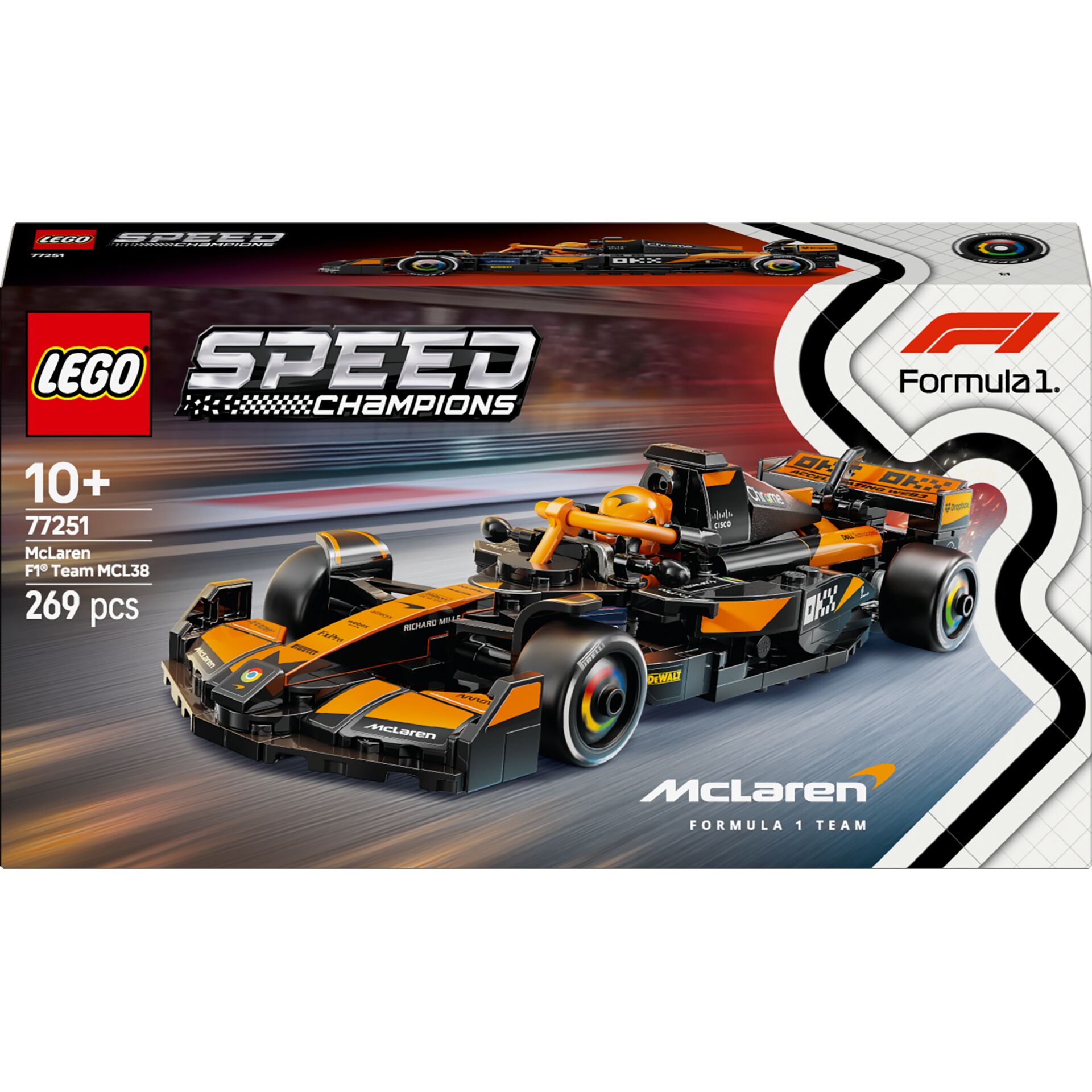 LEGO Speed Champions 77251  McLaren F1 Team MCL38 Rennauto
