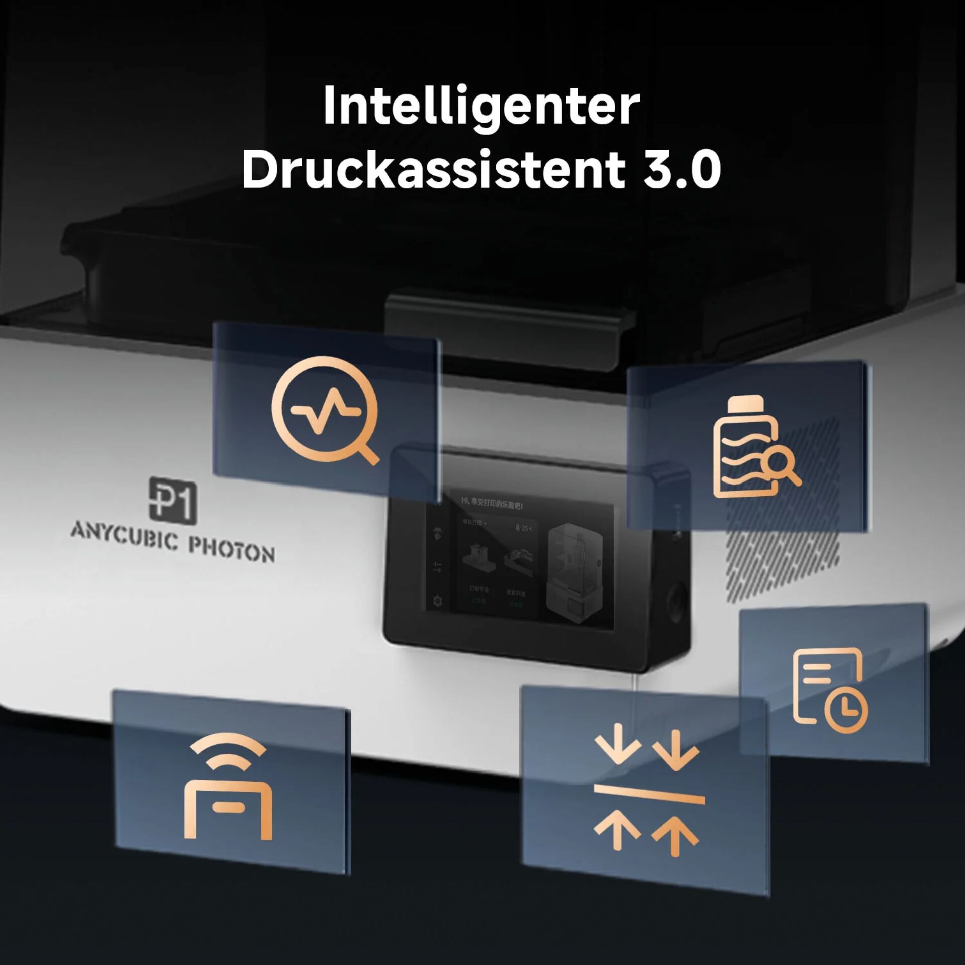 Drucker, 3D-Drucker, Anycubic, P1, Tesideck